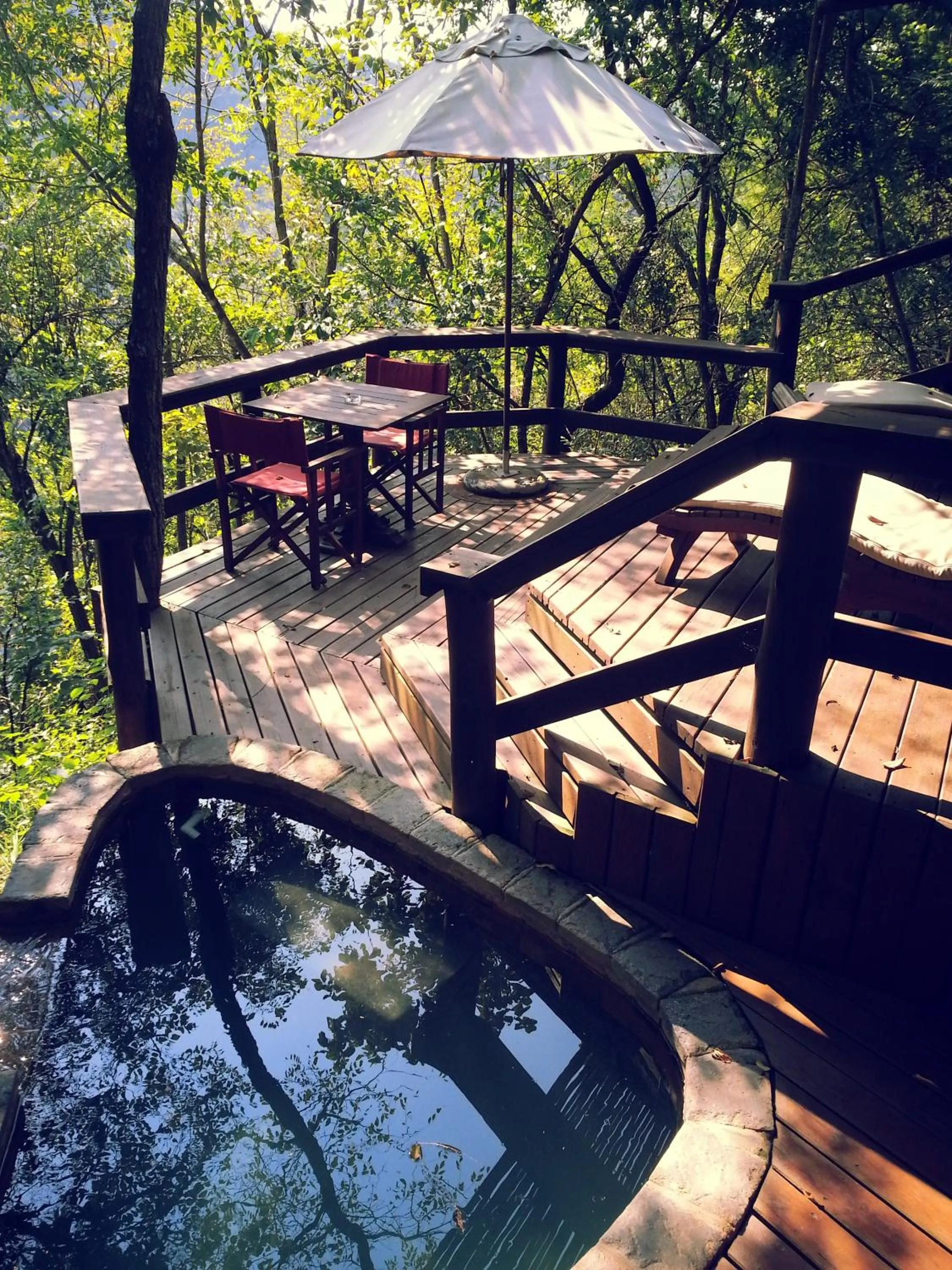 Swimming pool in Tanamera Lodge