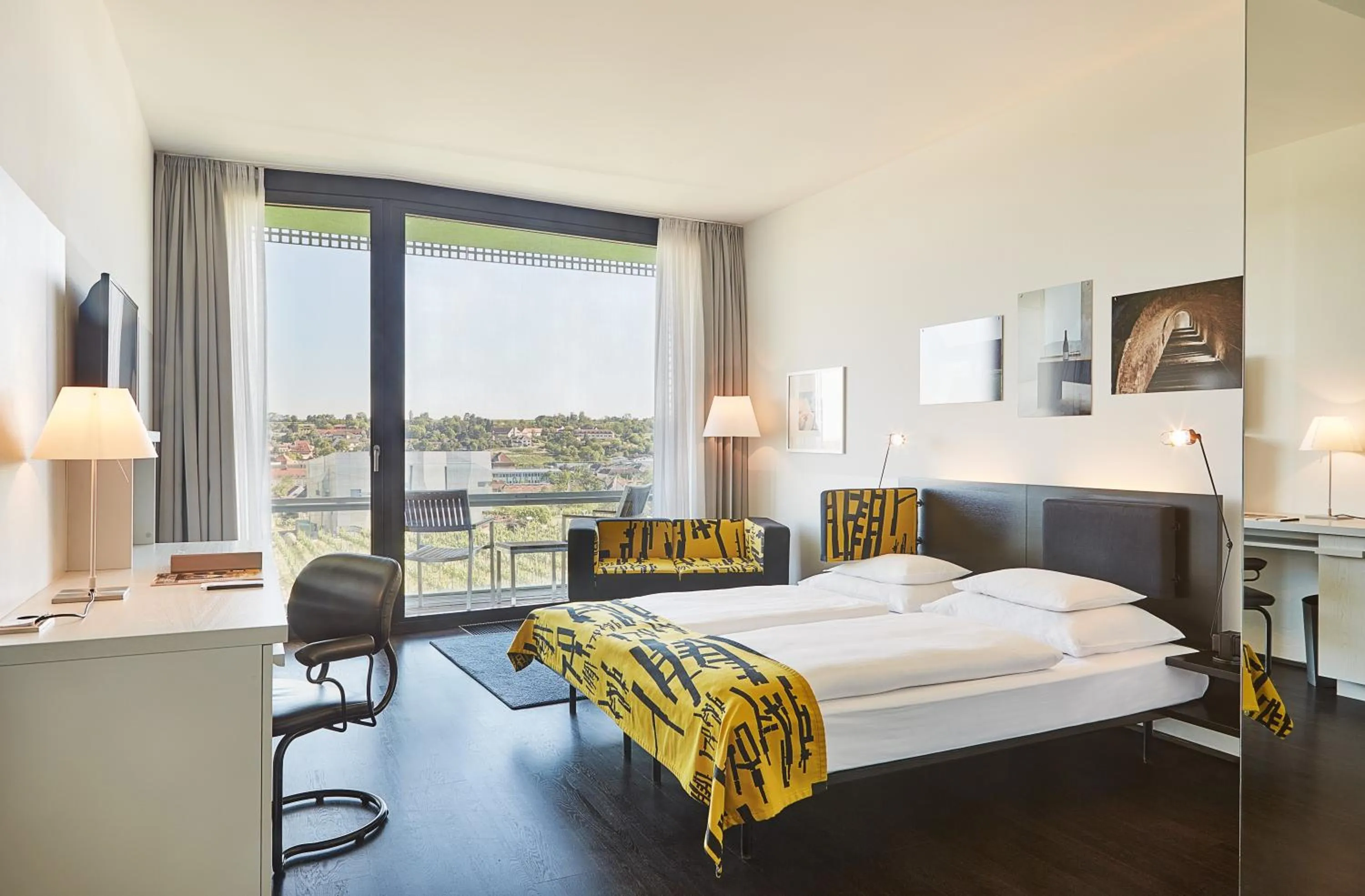 Photo of the whole room, Bed in LOISIUM Wine & Spa Hotel Langenlois