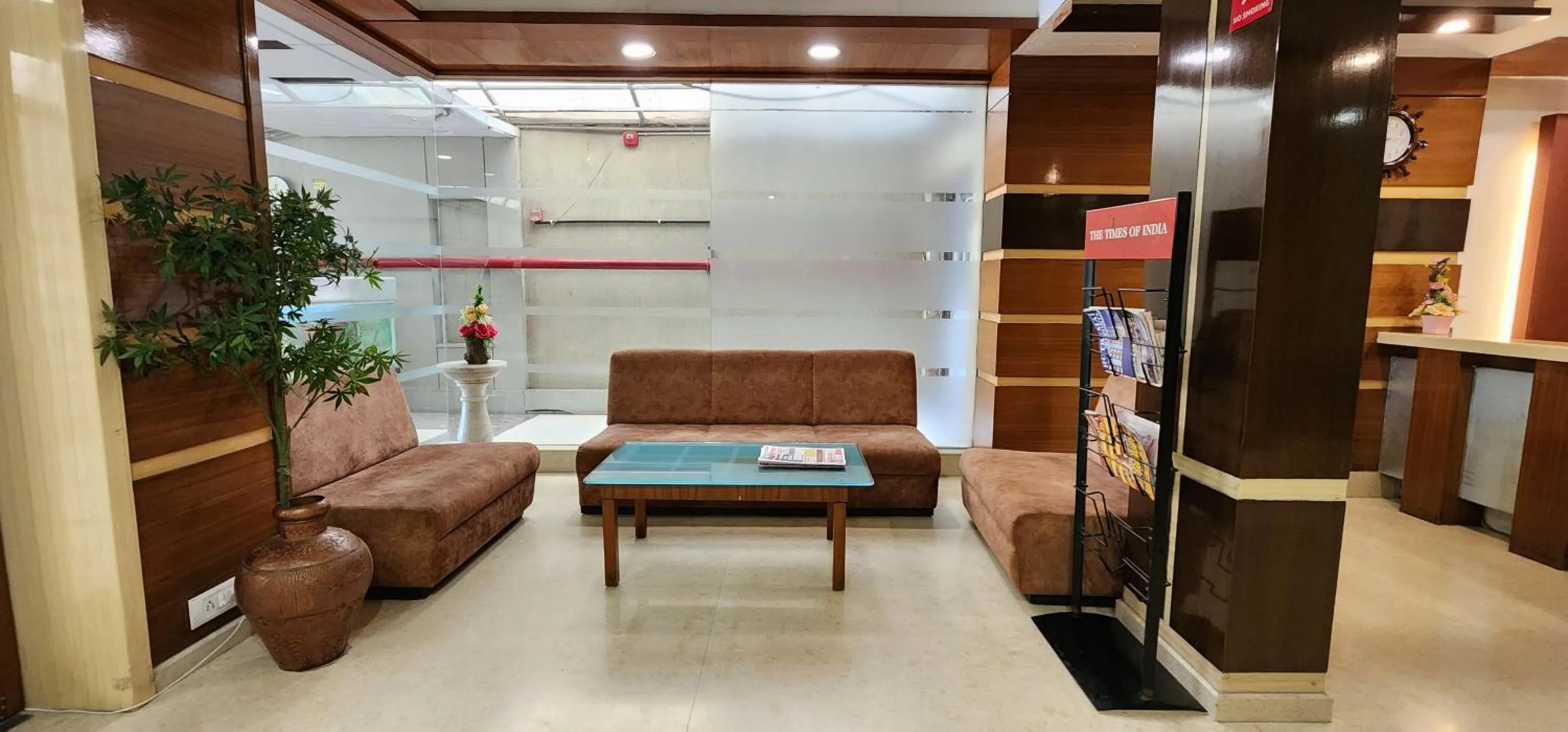 Seating area in Hotel Kanak