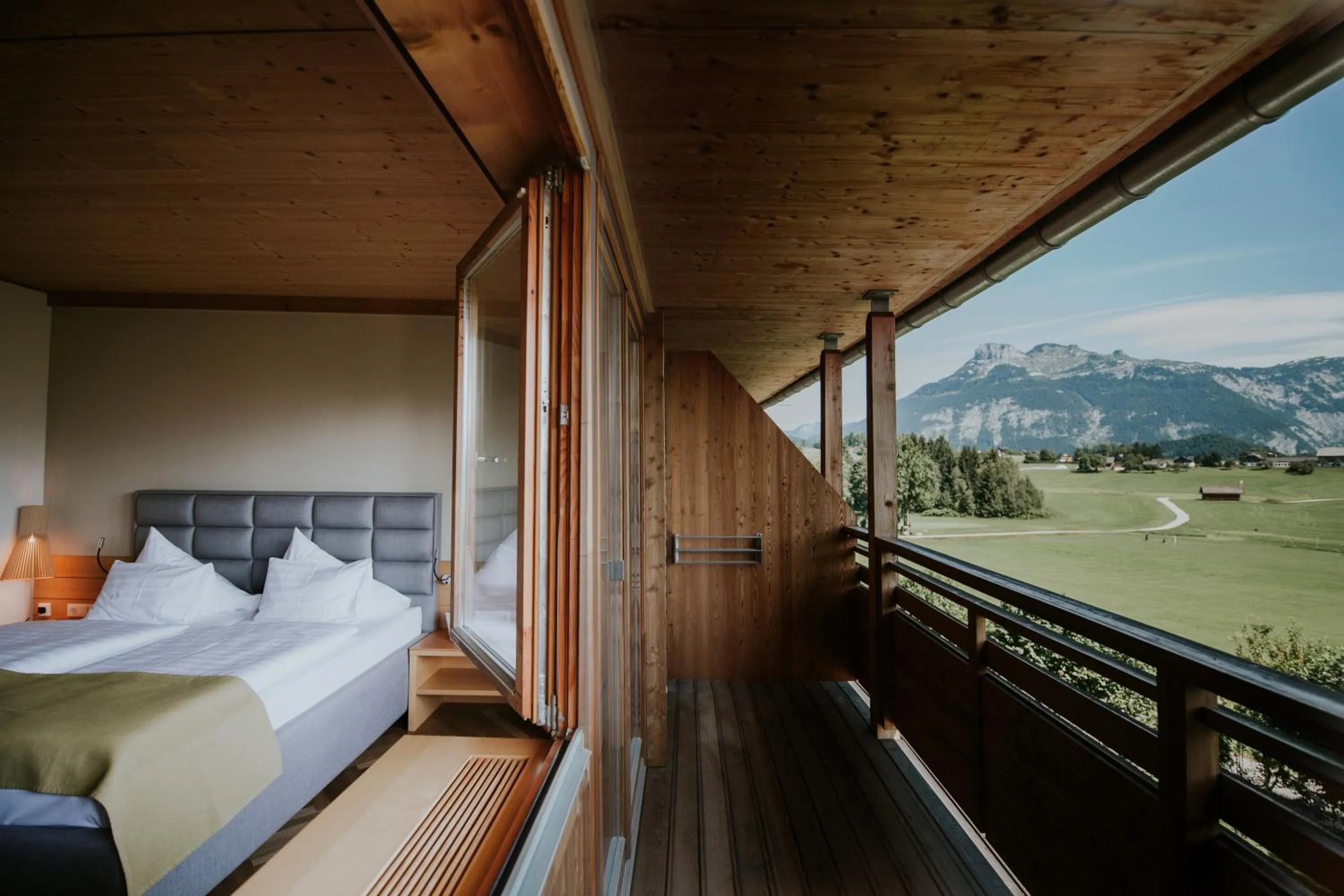 View (from property/room), Bed in G'sund & Natur Hotel Die Wasnerin - Adults Only