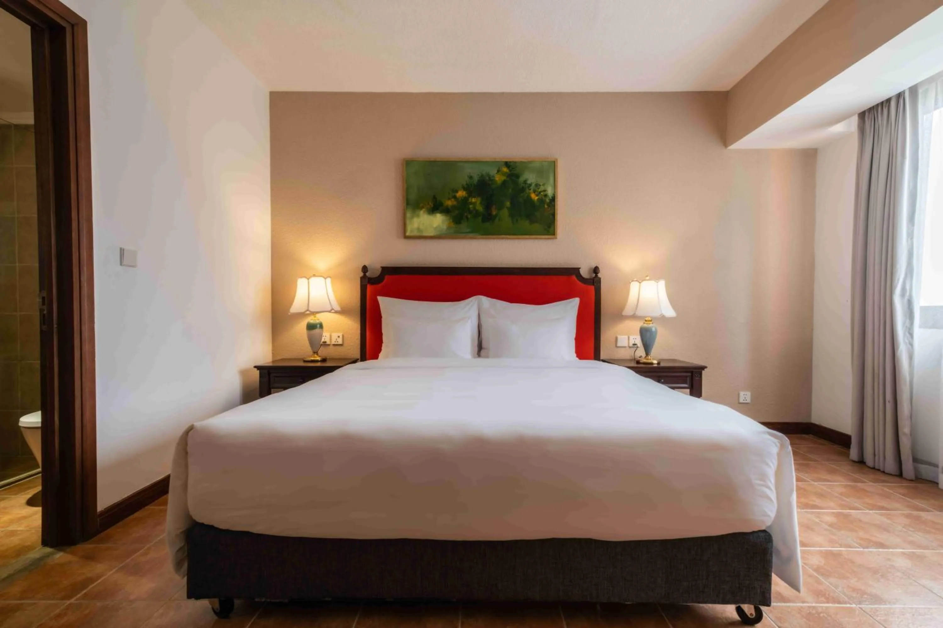 Bed in Venus Hotel Tam Đảo