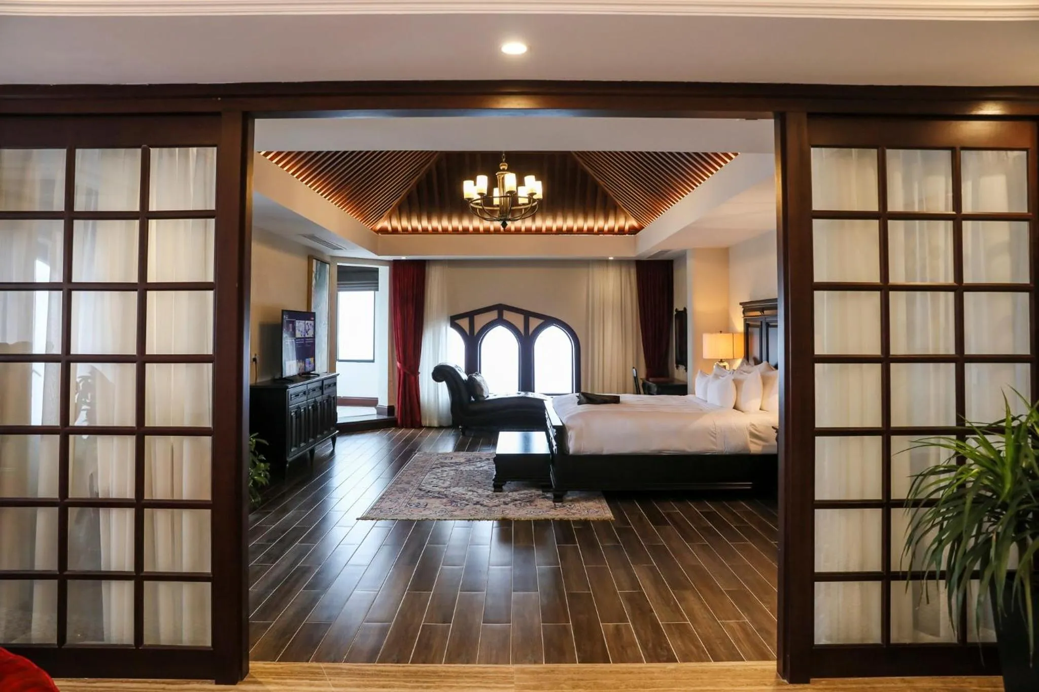 Photo of the whole room, Bed in Venus Hotel Tam Đảo