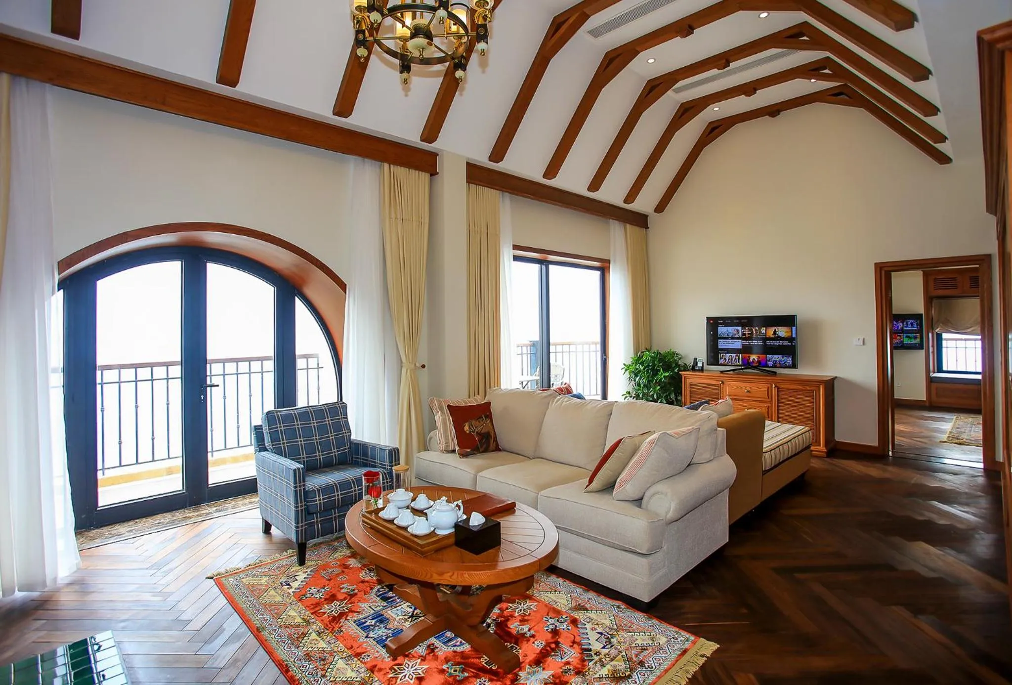 Living room in Venus Hotel Tam Đảo