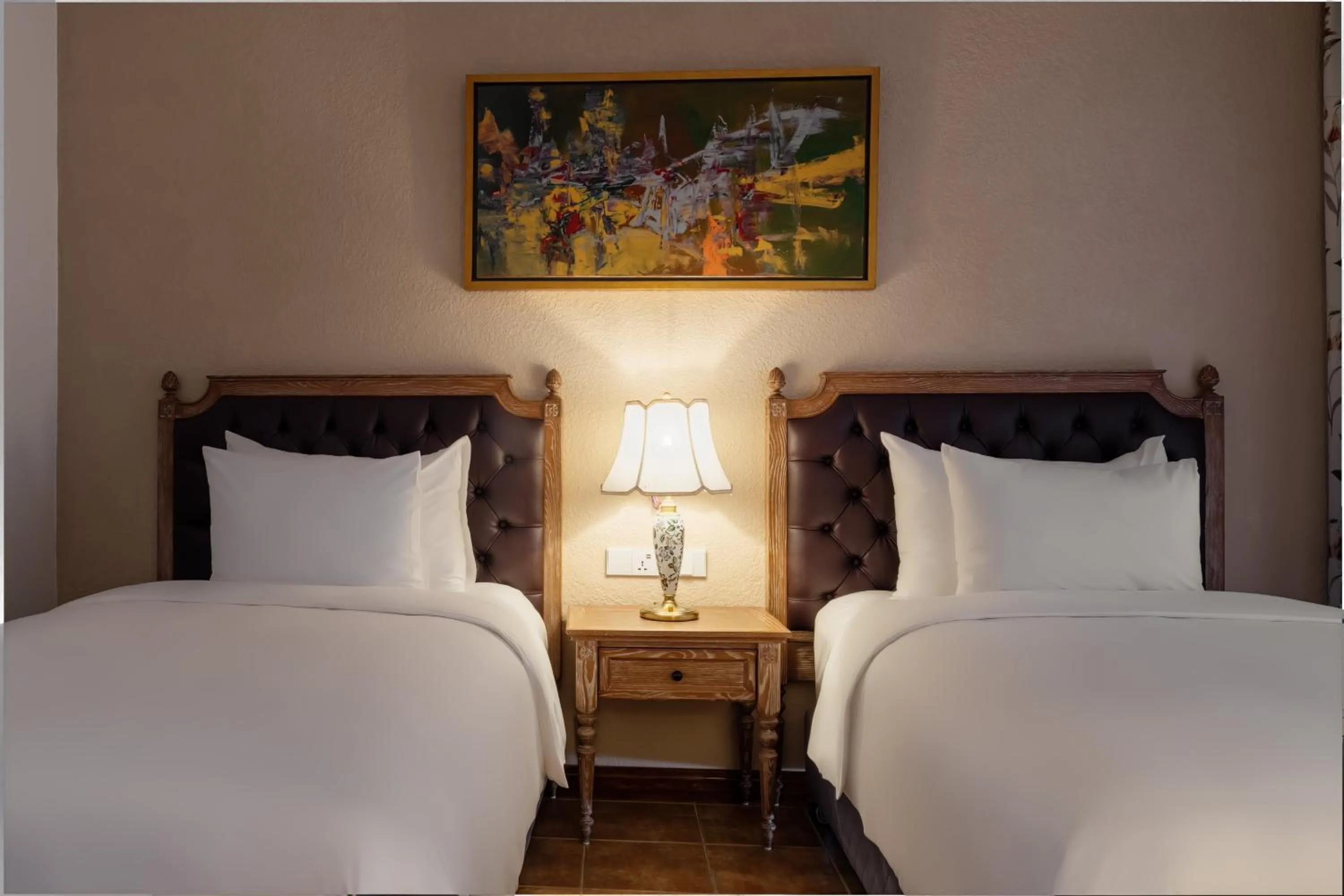 Bed in Venus Hotel Tam Đảo