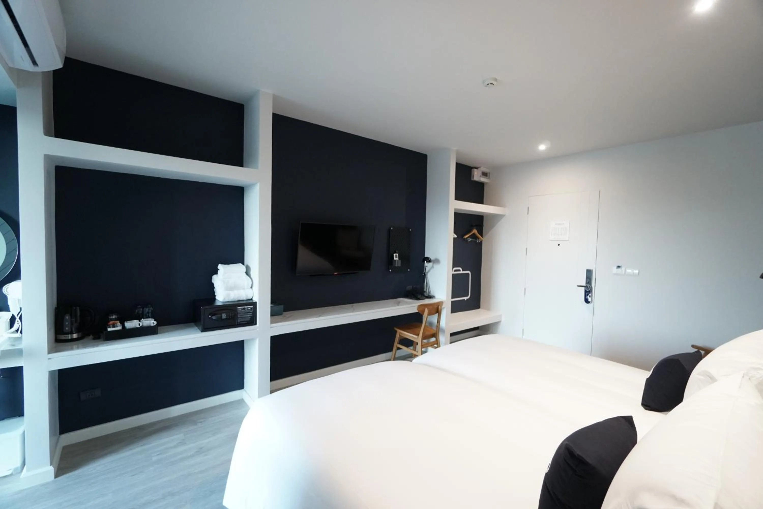 Bedroom, Bed in Blu Monkey Hub and Hotel Chanthaburi