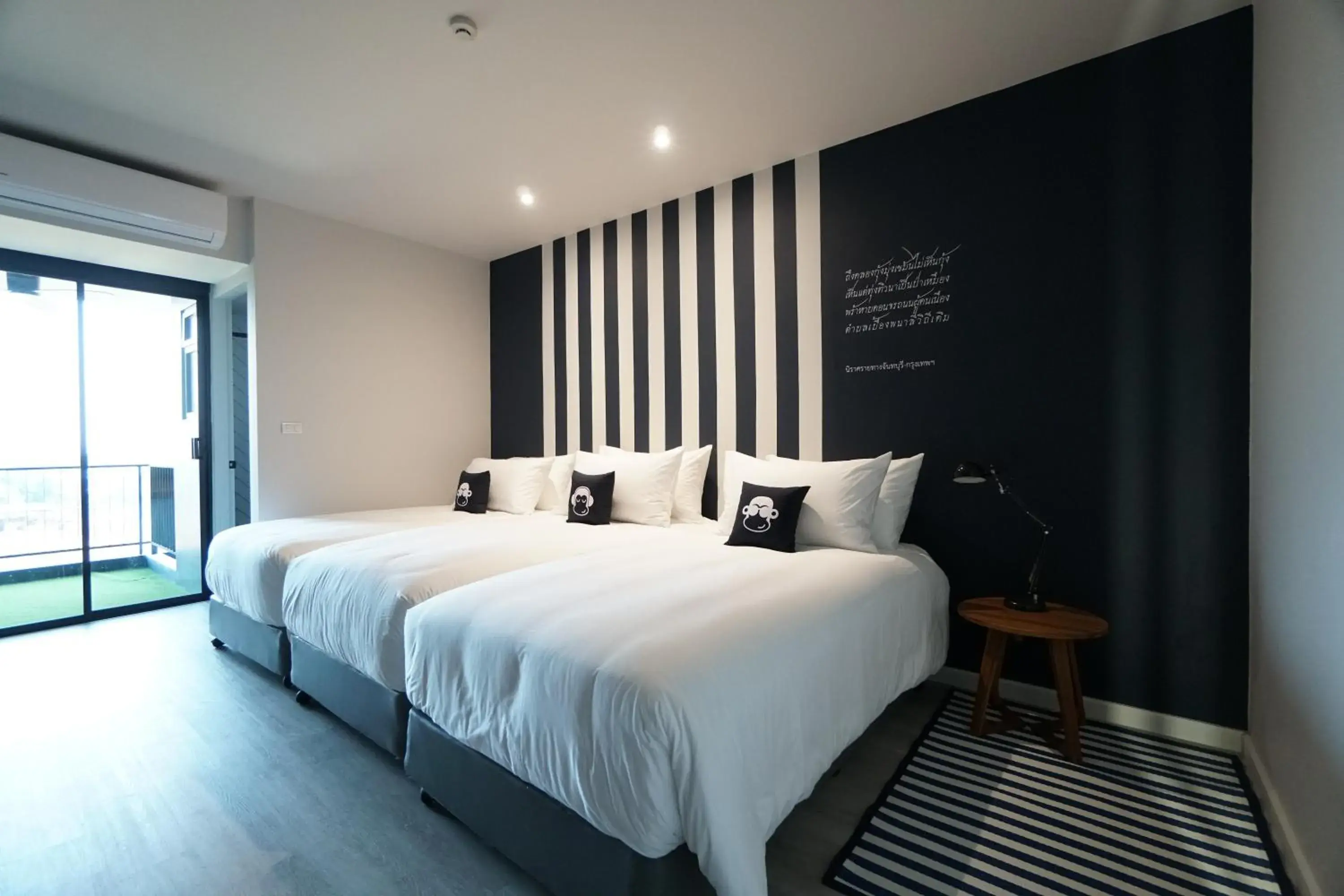 Deluxe Triple Room in Blu Monkey Hub and Hotel Chanthaburi Deluxe Triple Room in Blu Monkey Hub and Hotel Chanthaburi