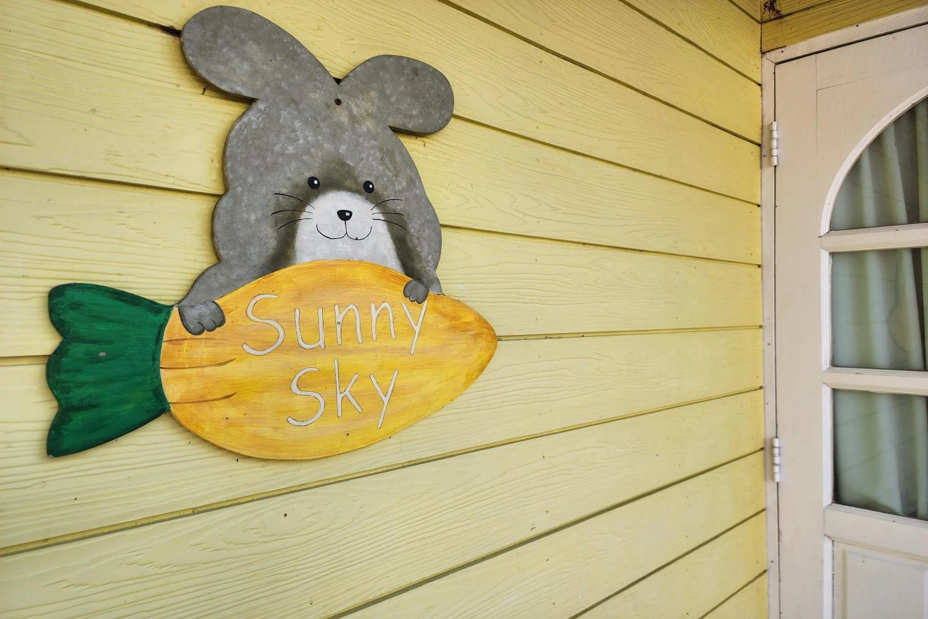 Text overlay in See Sky Resort