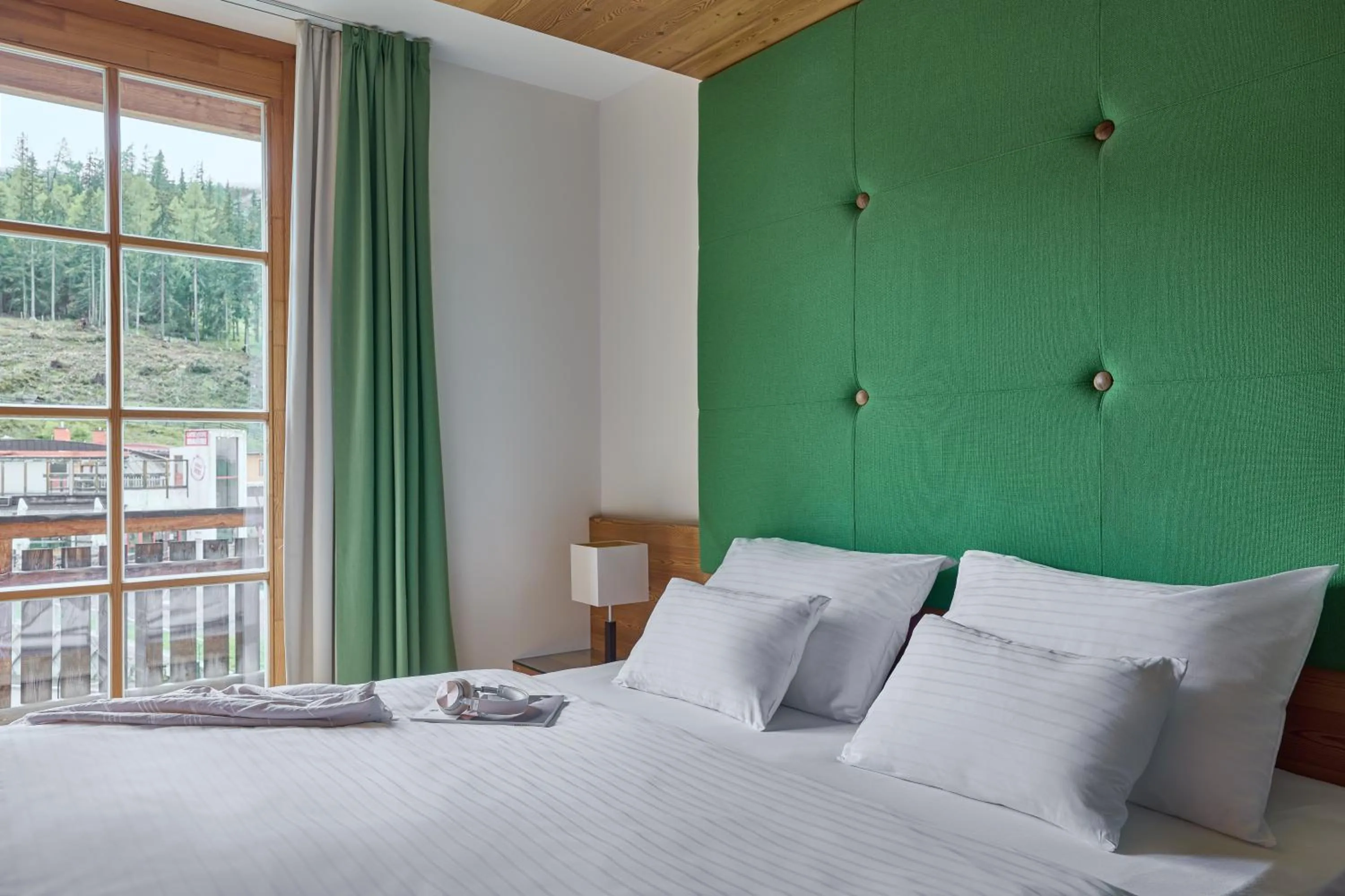 Bed in Falkensteiner Aktiv & Familienhotel Cristallo