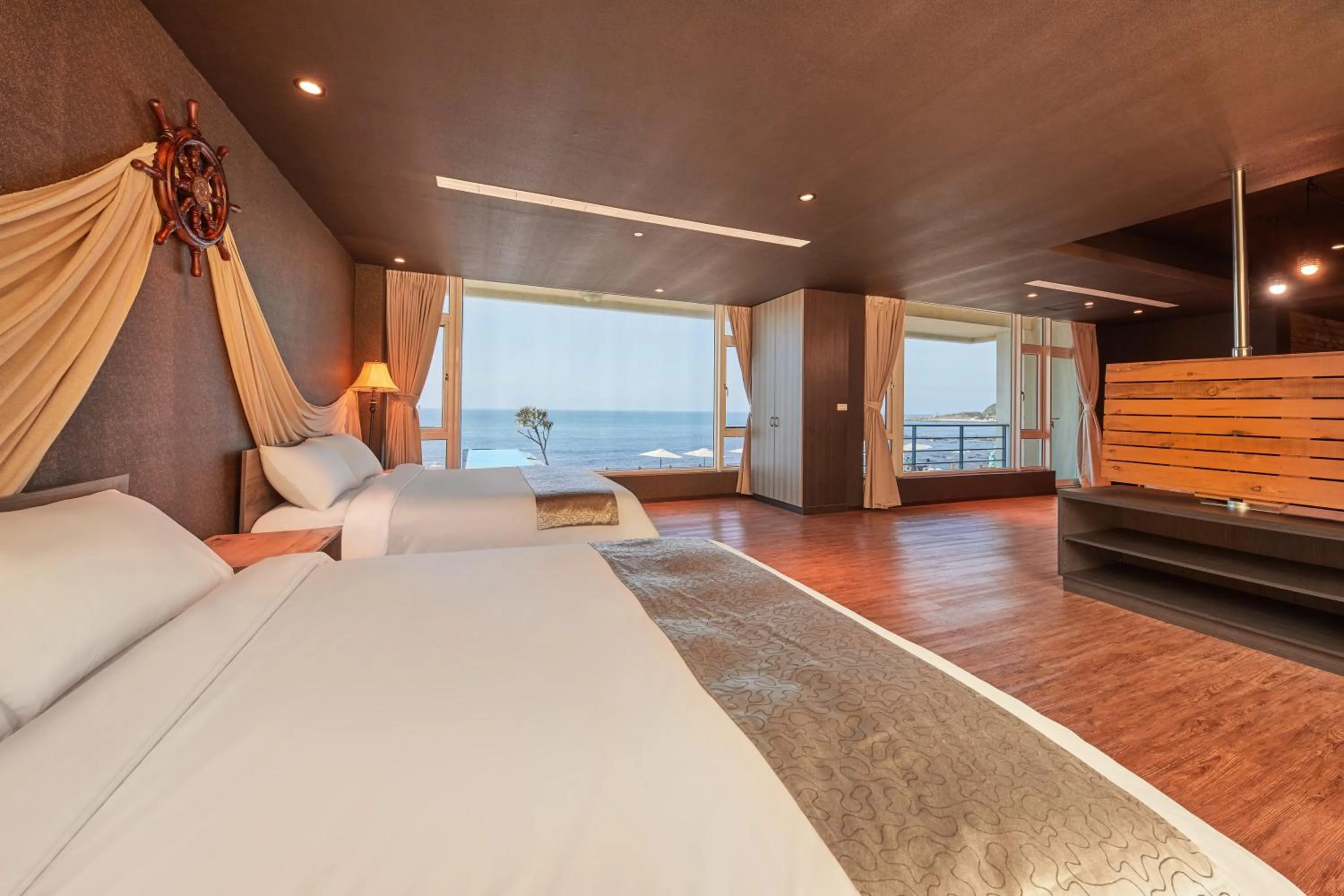 Bed in Ferry of Love Homestay