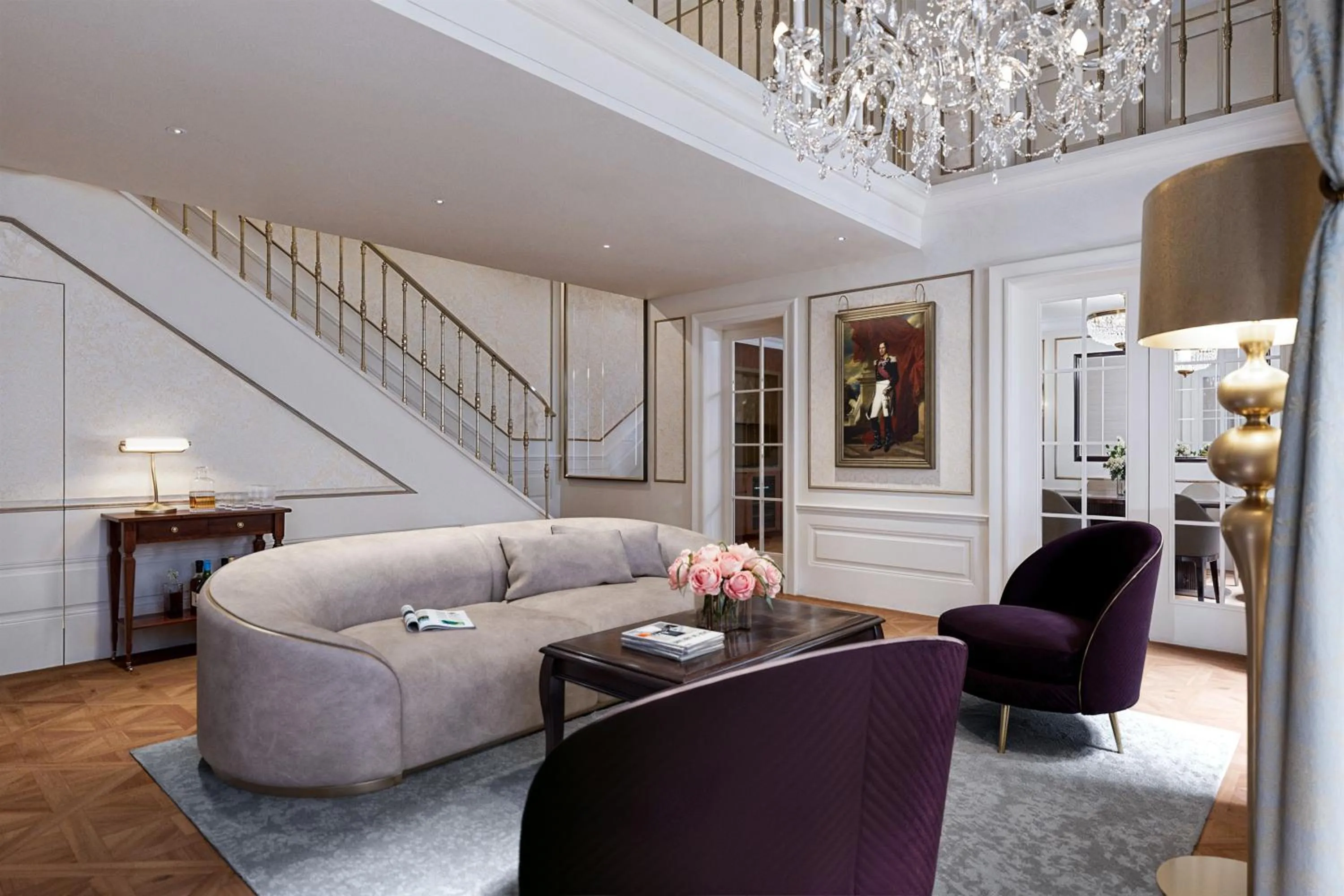 Living room in Palais Coburg