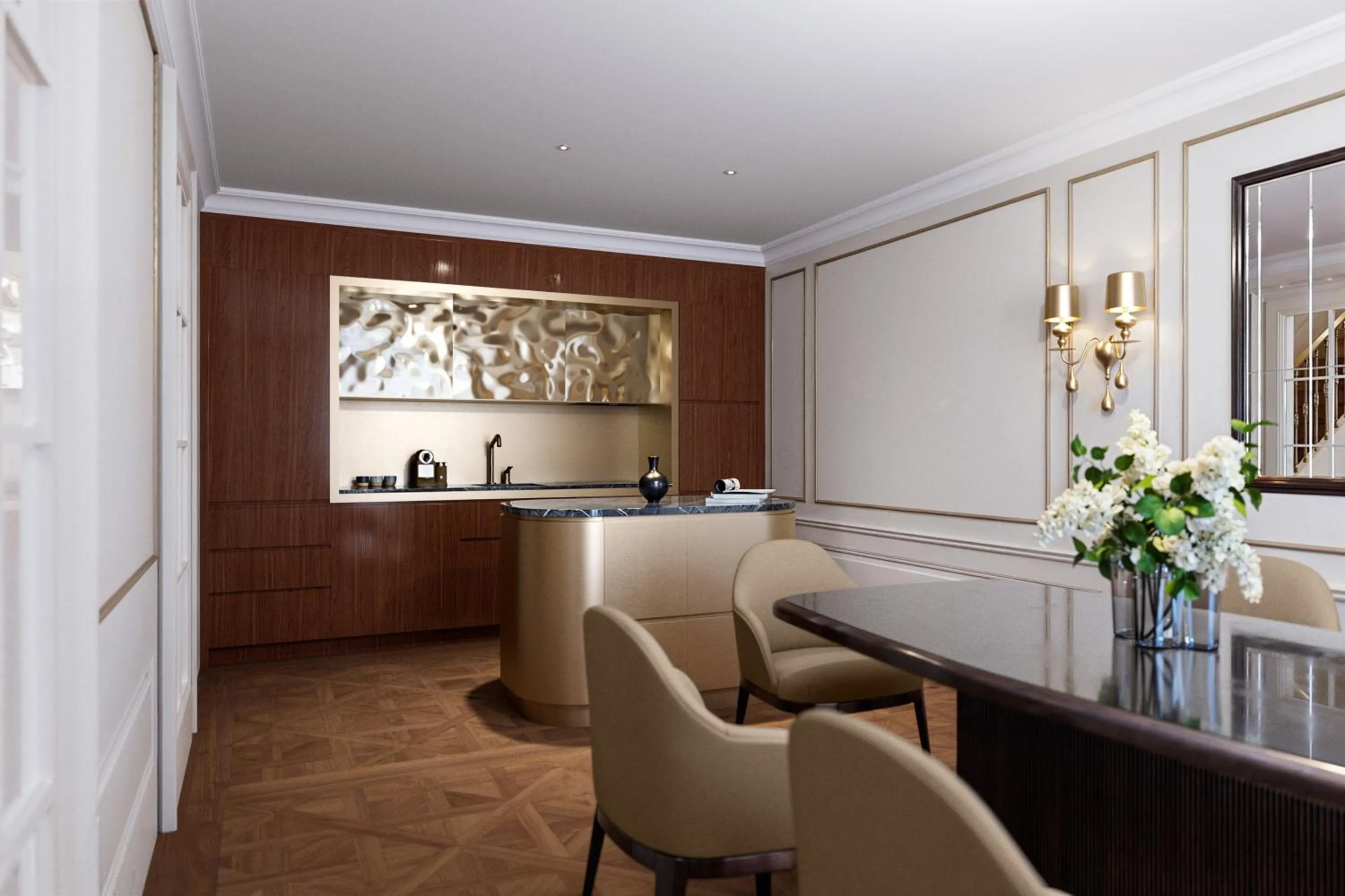 Dining area in Palais Coburg