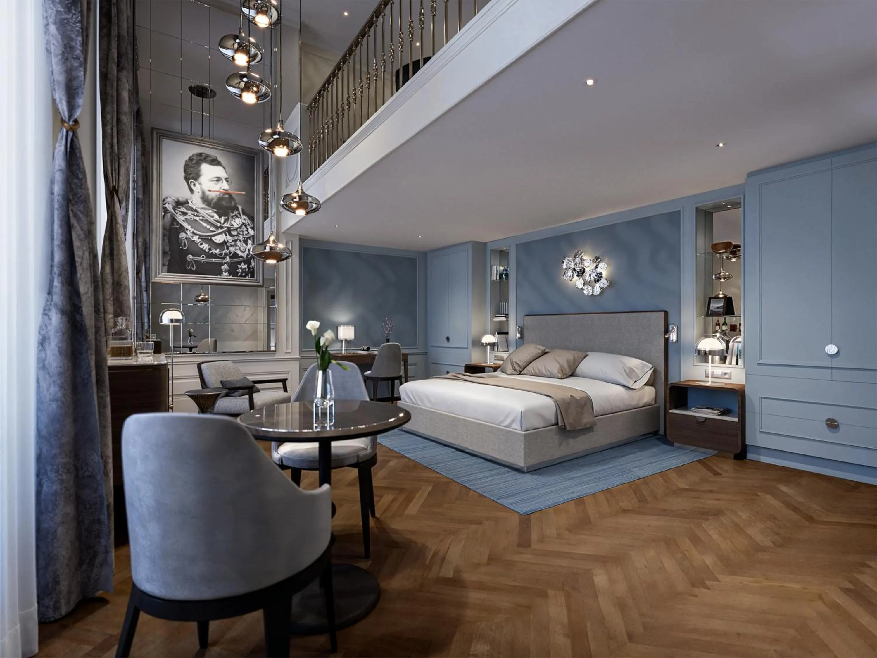 Bedroom in Palais Coburg