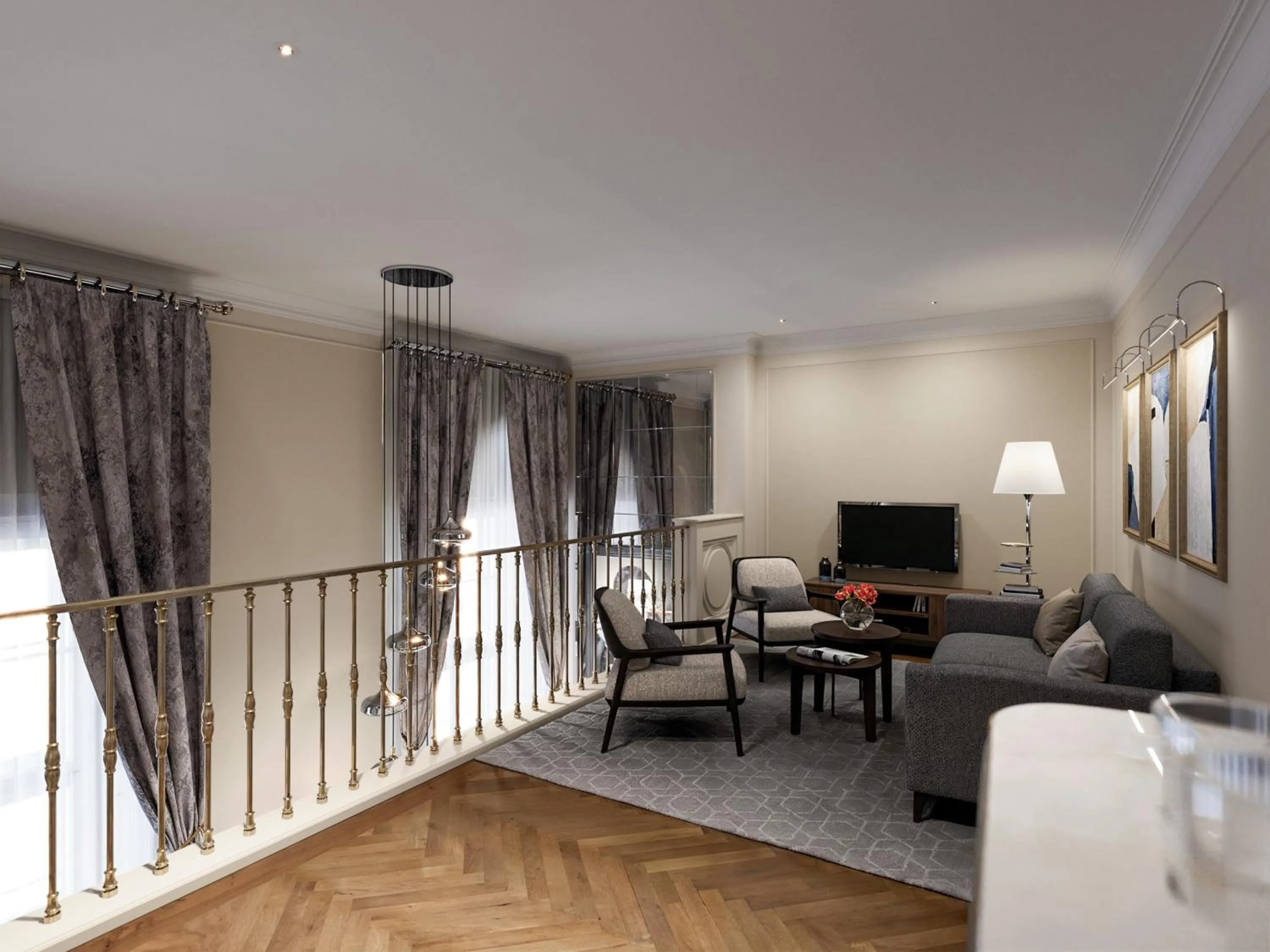 Living room in Palais Coburg