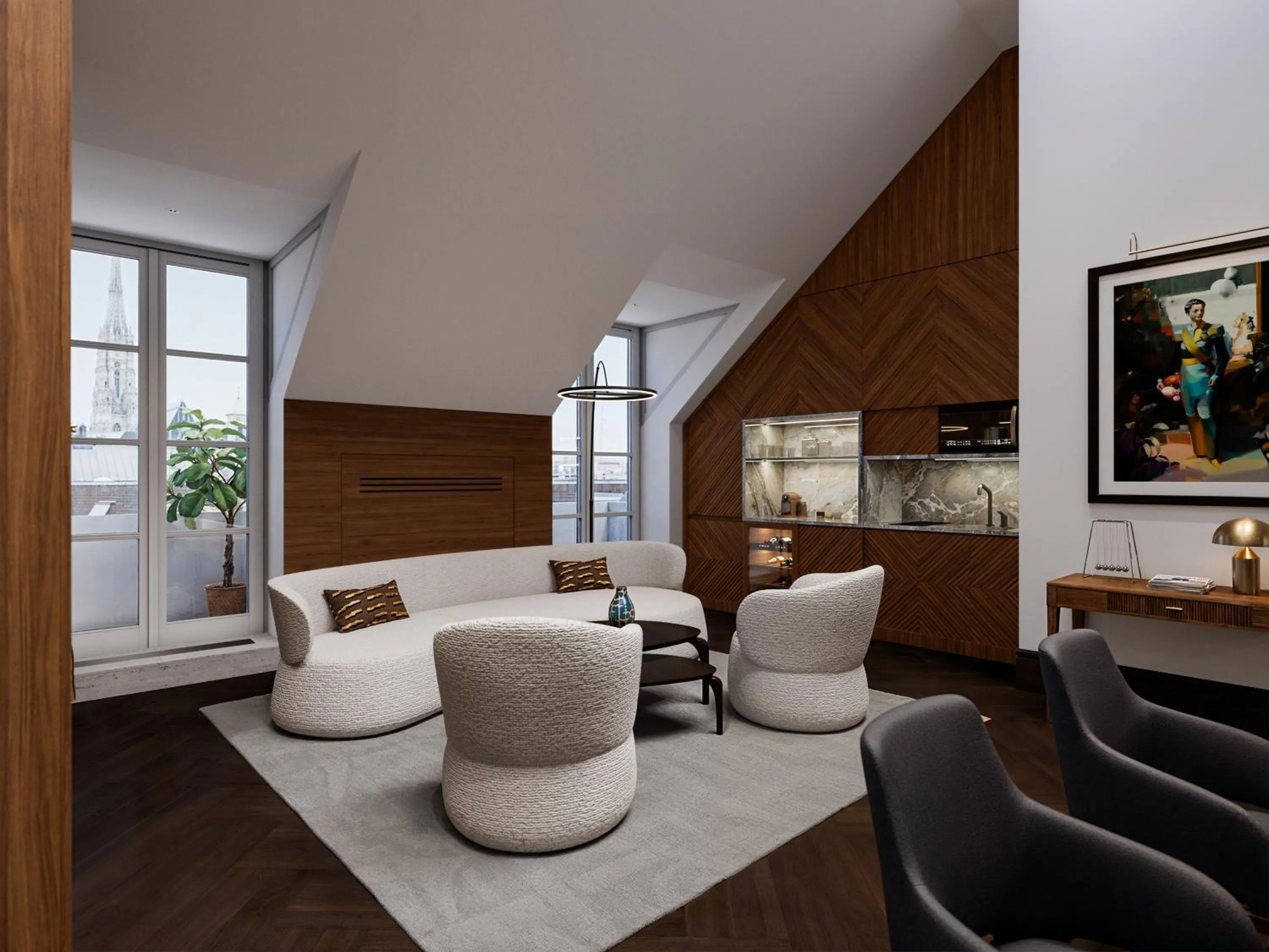 Living room in Palais Coburg