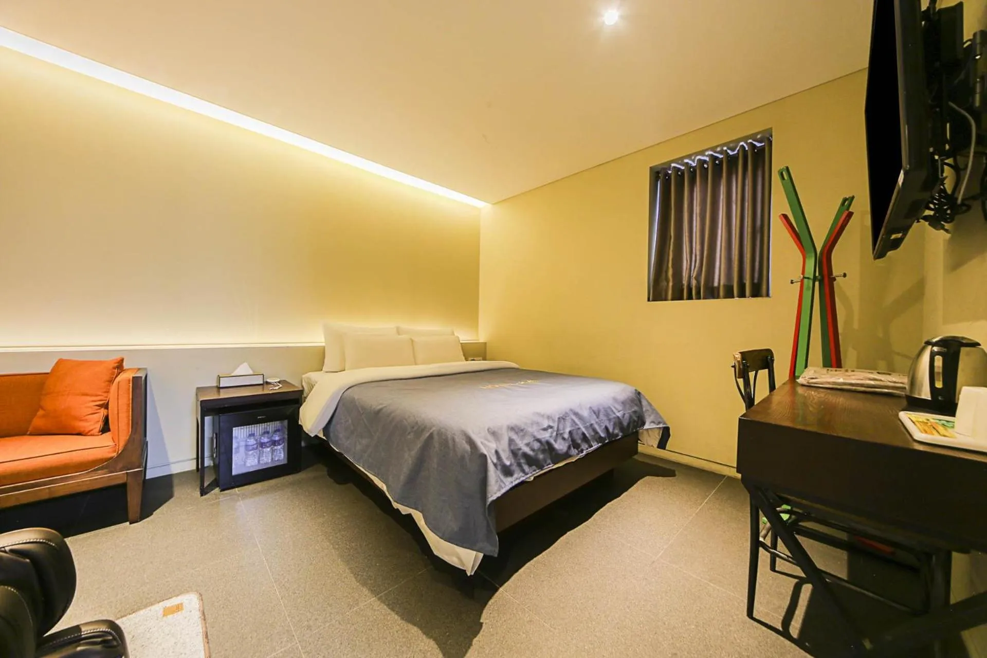 Bed in Hotel Myeongjak