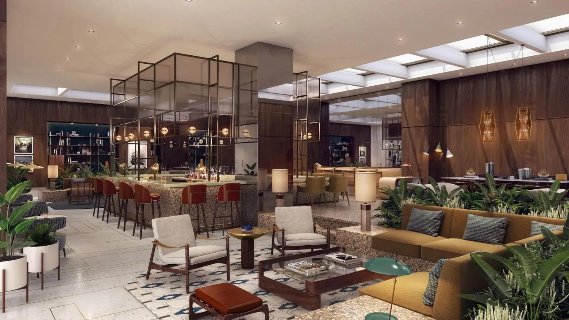 Lounge or bar in Thompson Hollywood, by Hyatt