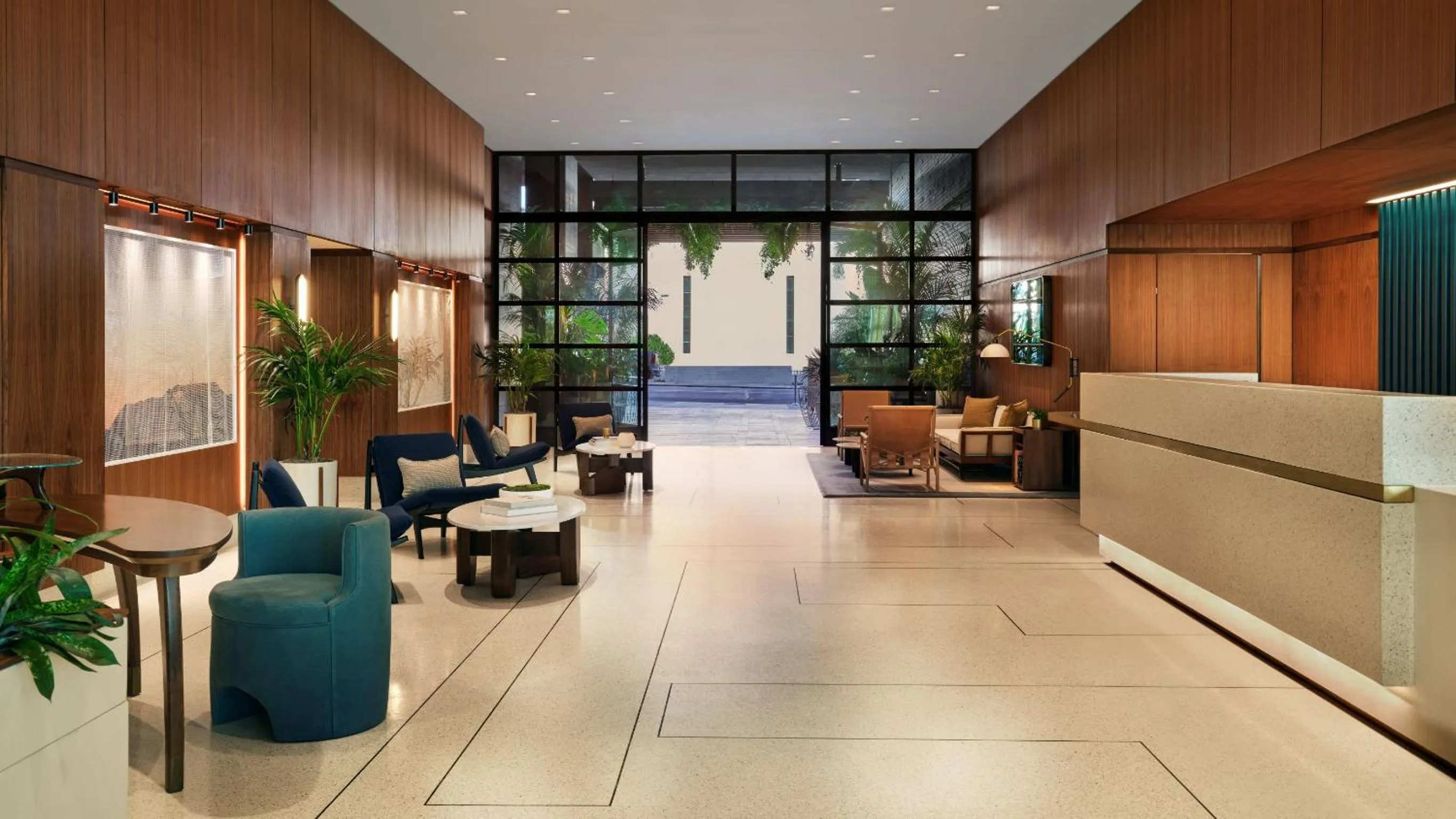Lobby or reception in Thompson Hollywood, by Hyatt