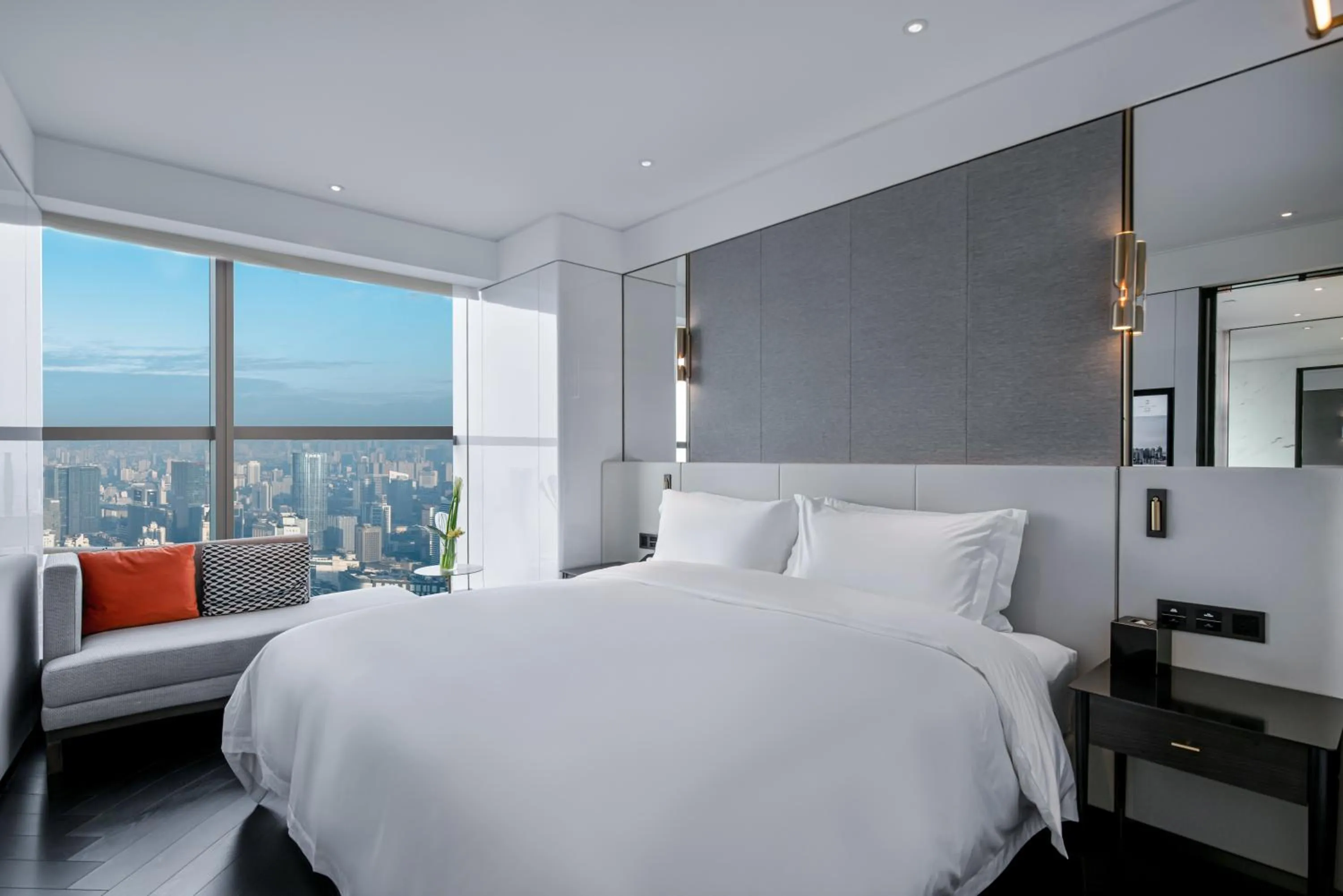 Bedroom, Bed in The Langbo Chengdu, in The Unbound Collection by Hyatt