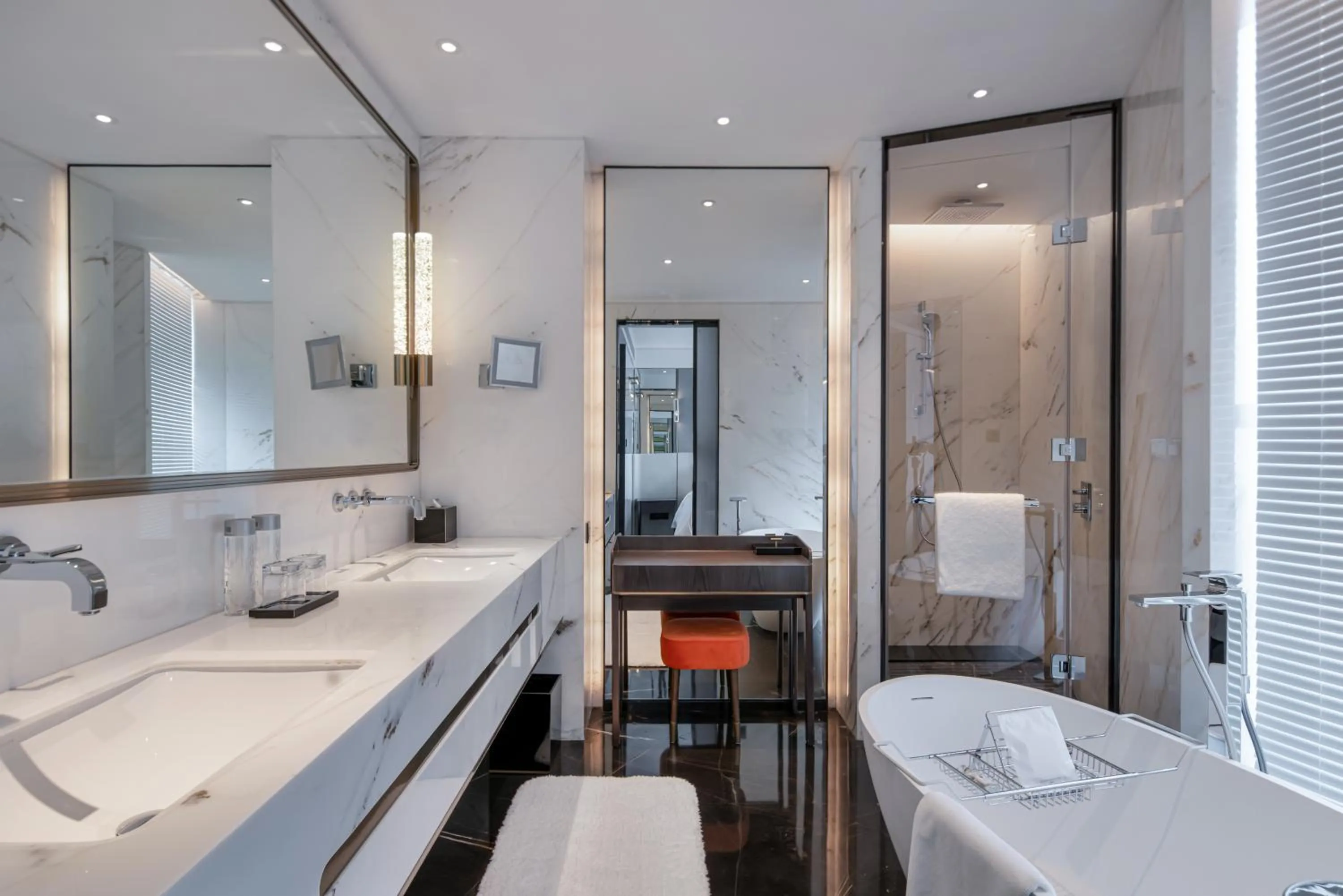 Shower in The Langbo Chengdu, in The Unbound Collection by Hyatt