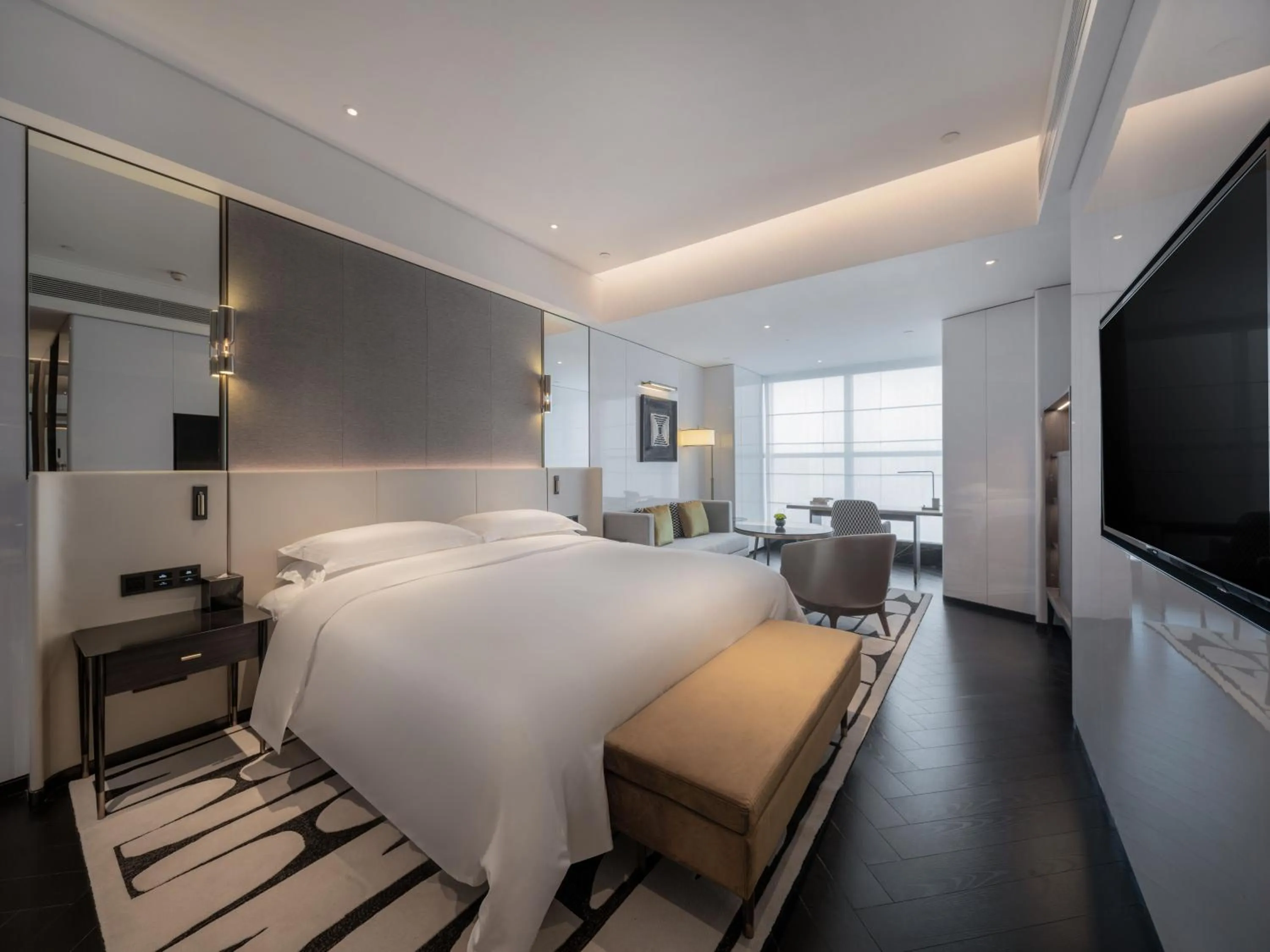 Bed in The Langbo Chengdu, in The Unbound Collection by Hyatt