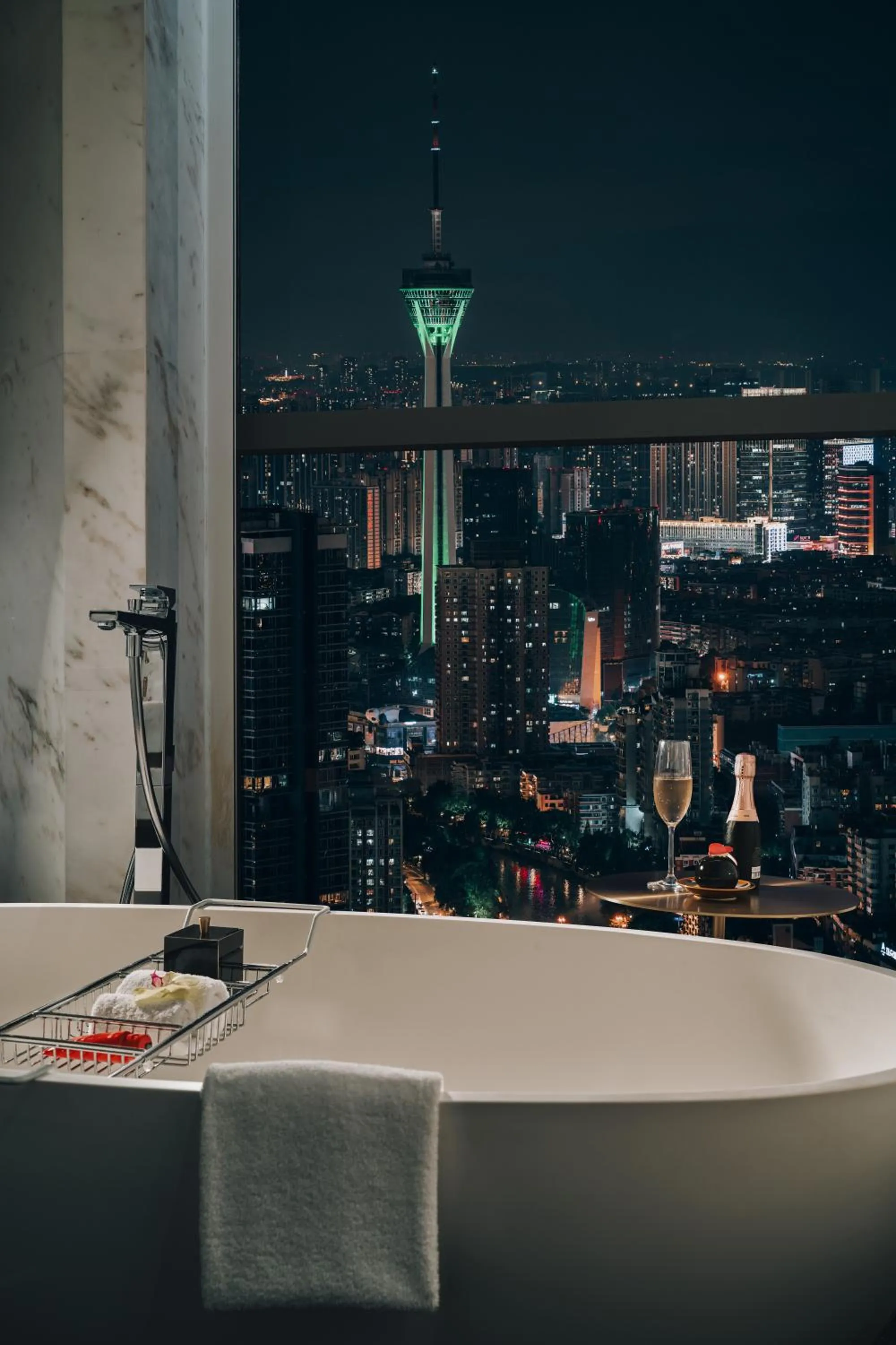 Bath in The Langbo Chengdu, in The Unbound Collection by Hyatt