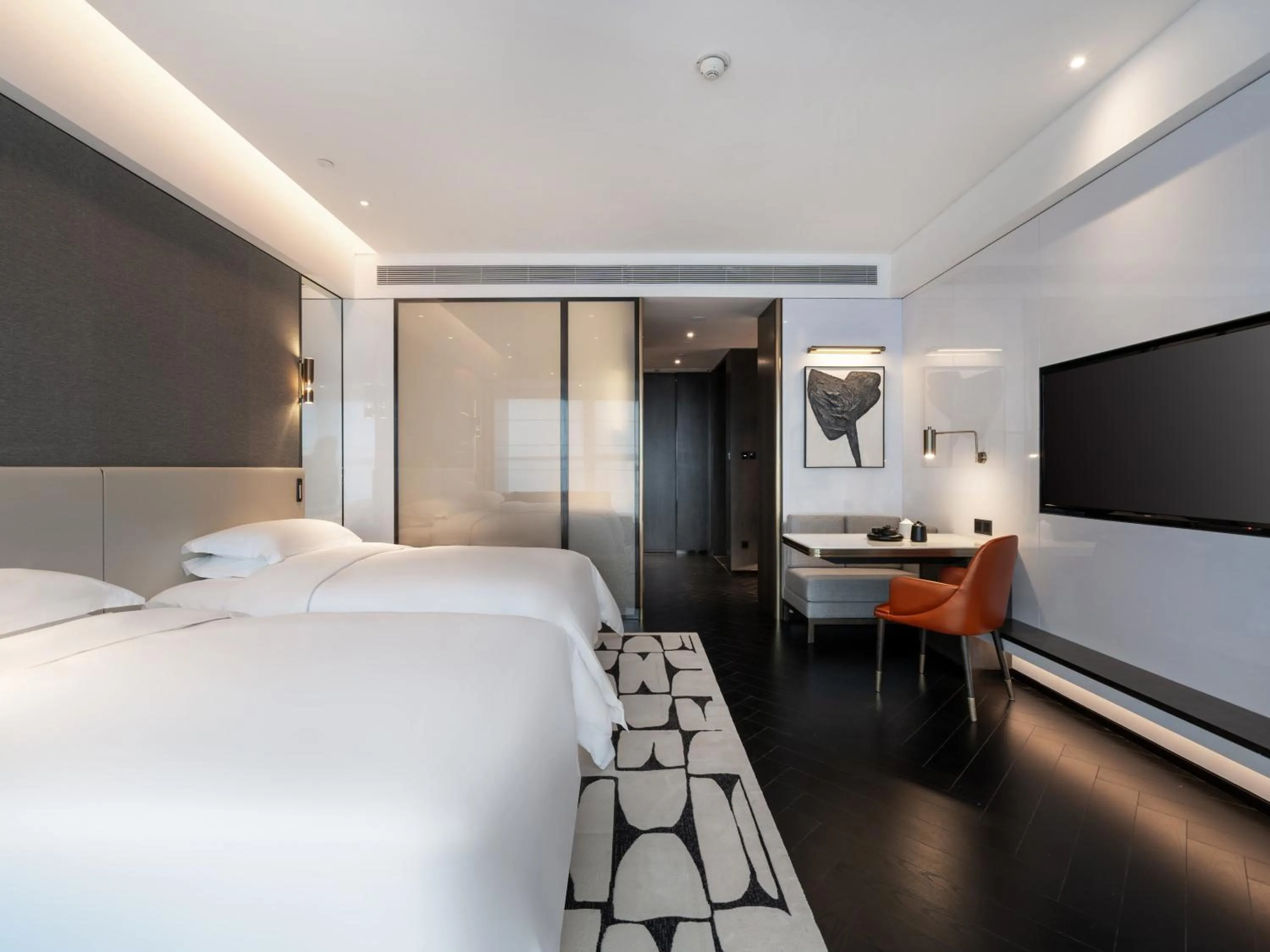Bedroom, Bed in The Langbo Chengdu, in The Unbound Collection by Hyatt