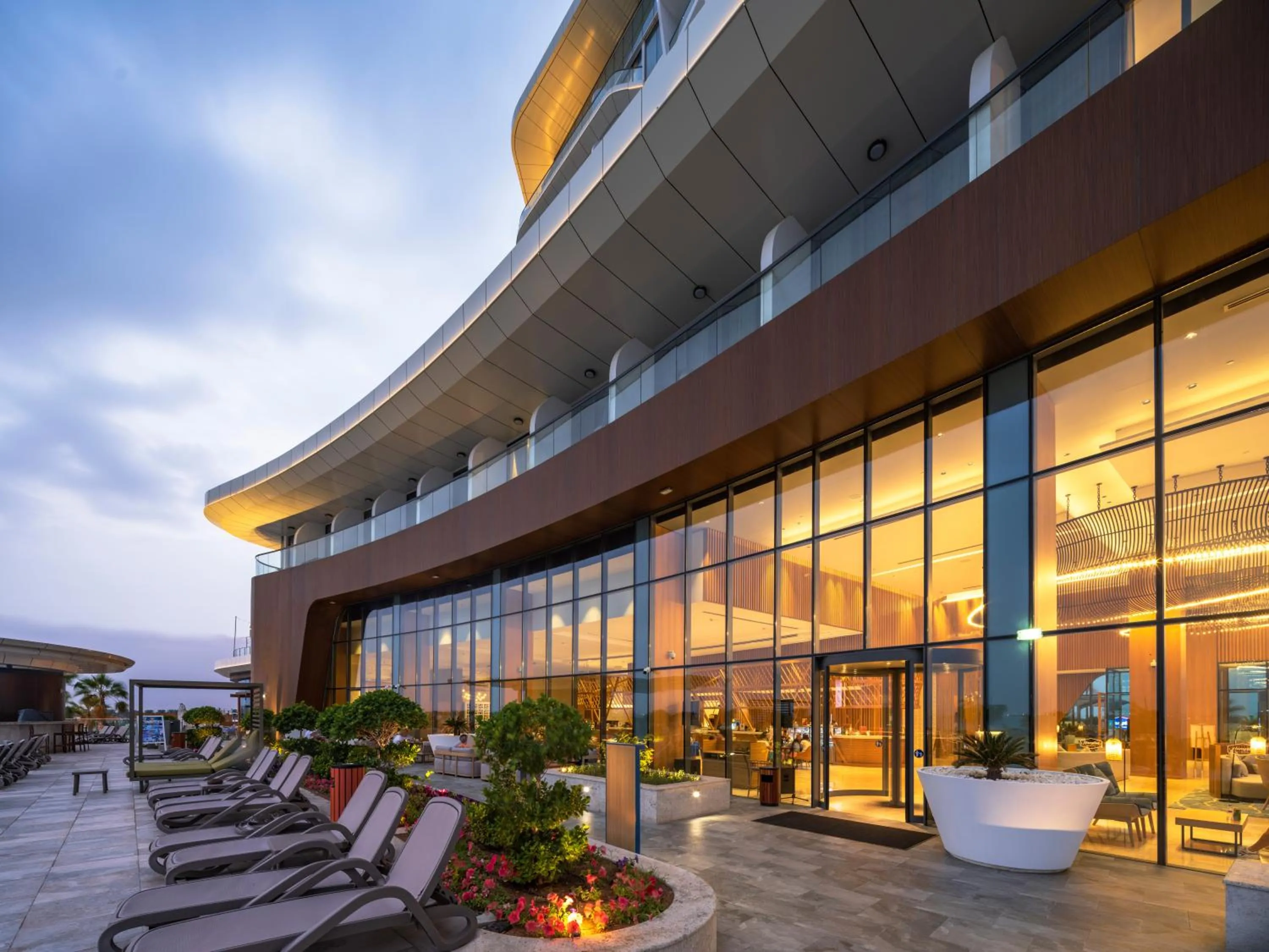 Balcony/Terrace in Hampton by Hilton Marjan Island