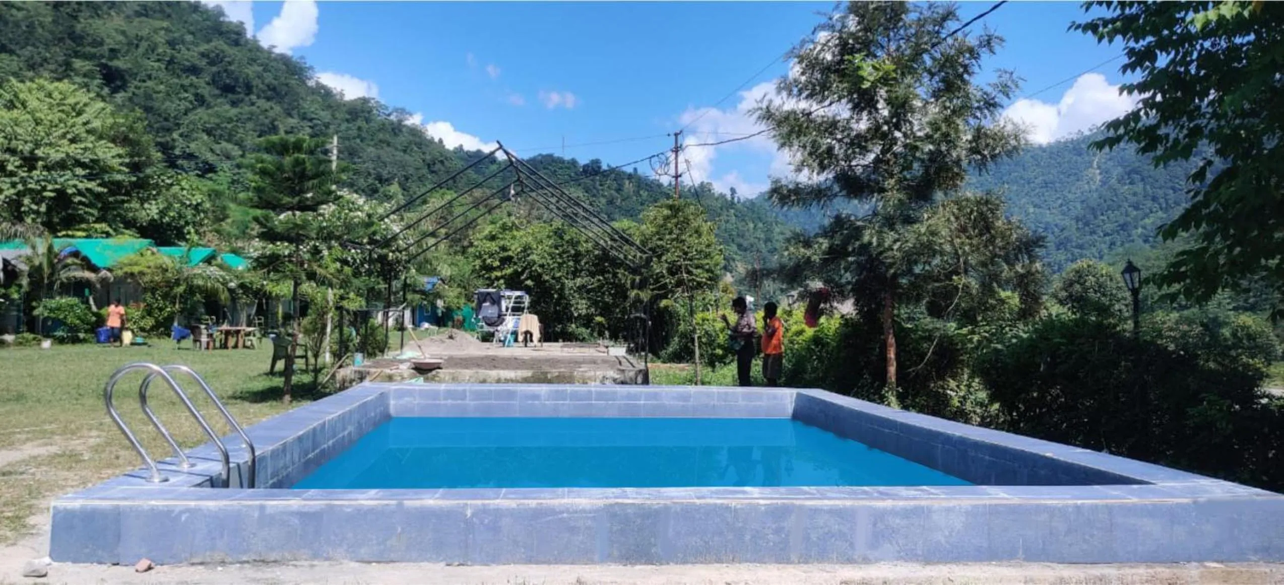 Pool view in H7Stay Luxury Cottages And Camps, Rishikesh