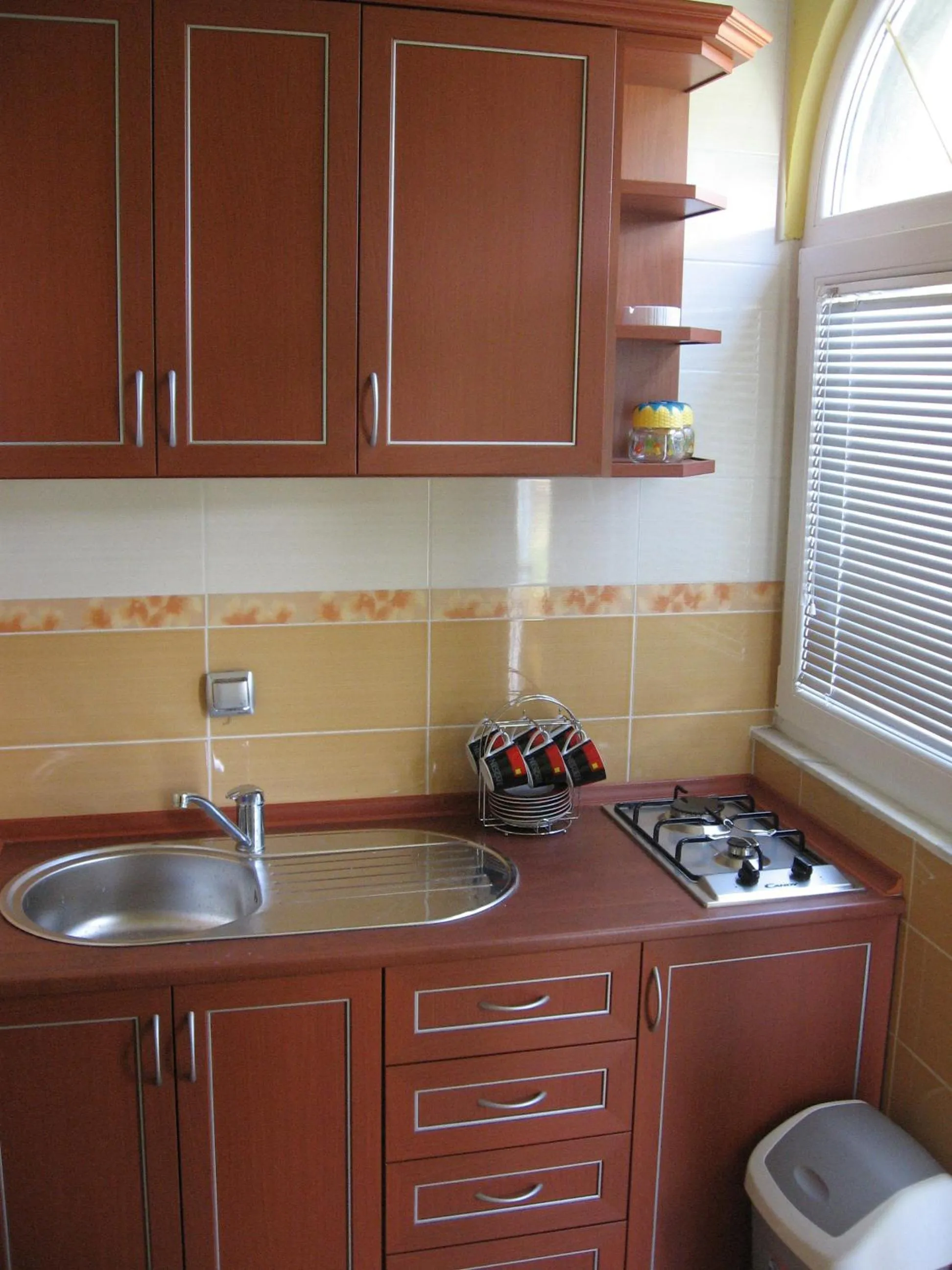 Kitchen or kitchenette in President Bungalows and Apartments