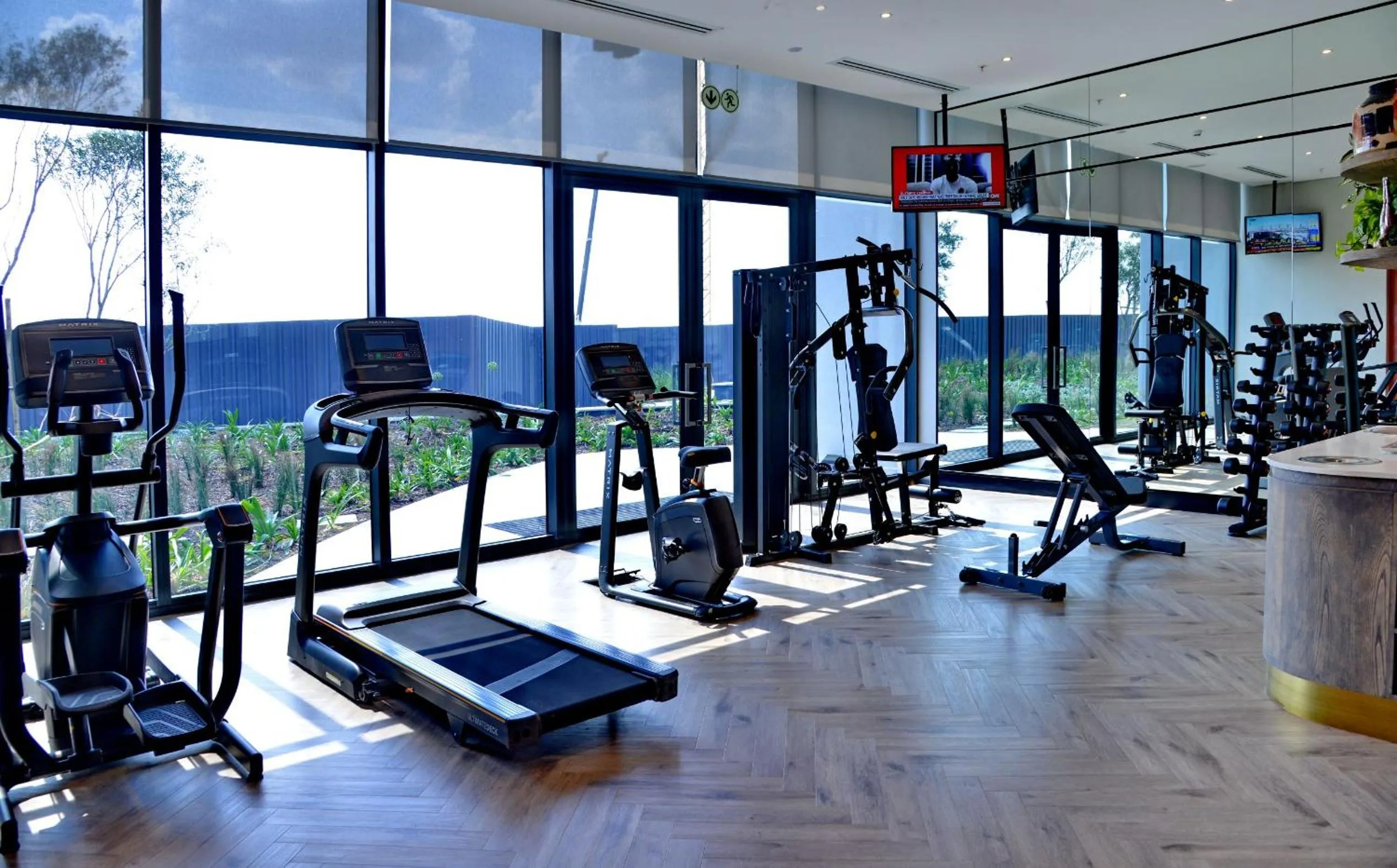Fitness centre/facilities in Courtyard Hotel Waterfall City