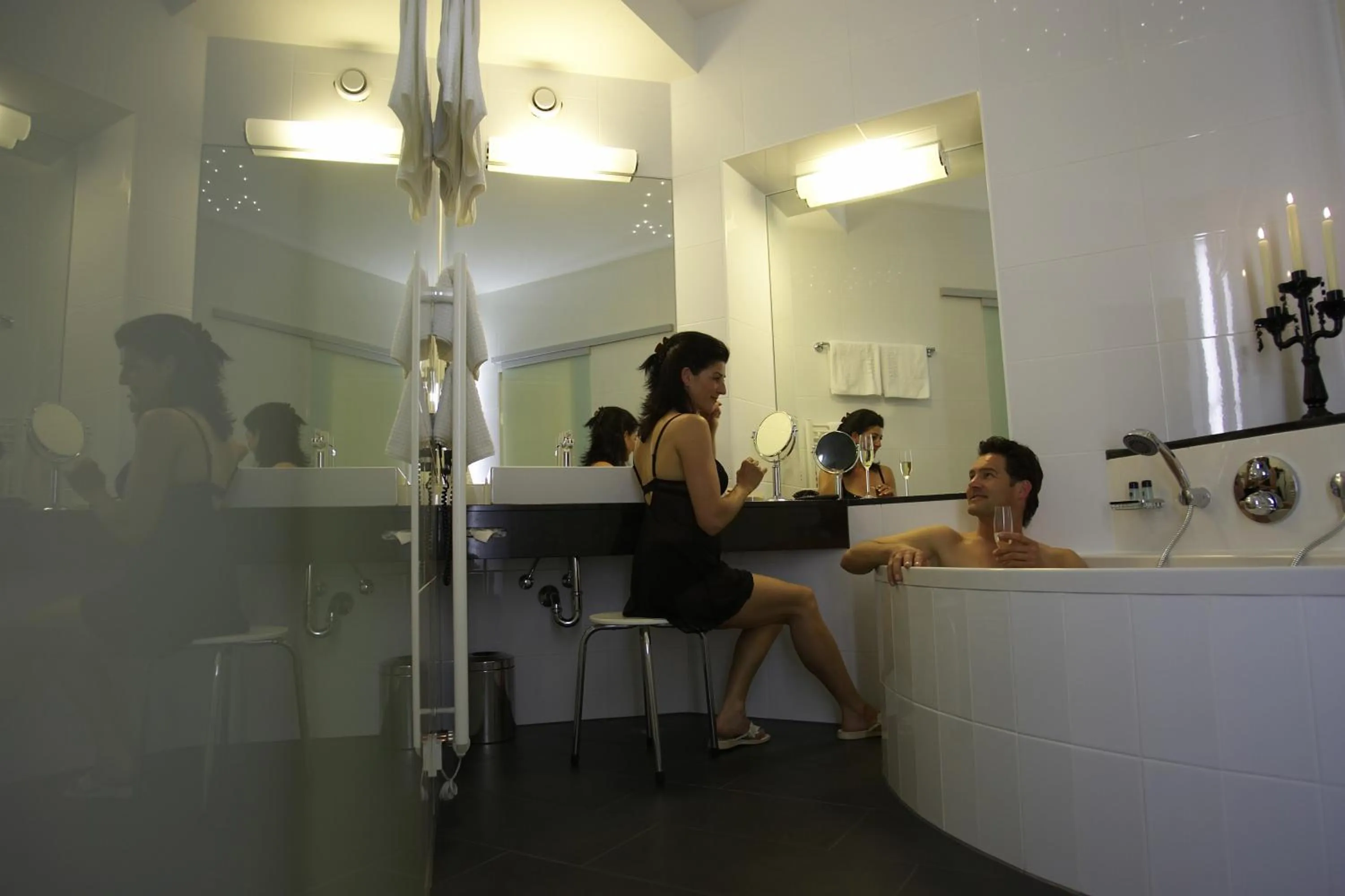 Bathroom in Hotel Weißes Kreuz