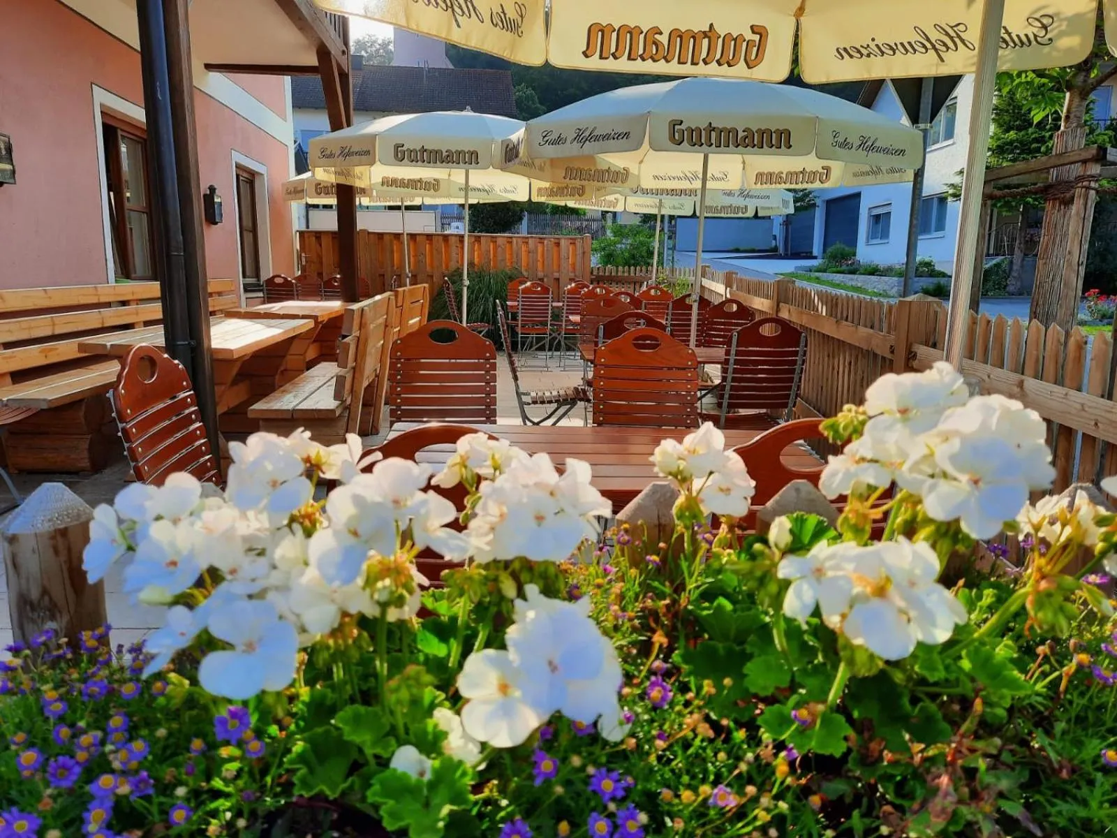 Balcony/Terrace in Gasthof Rundeck
