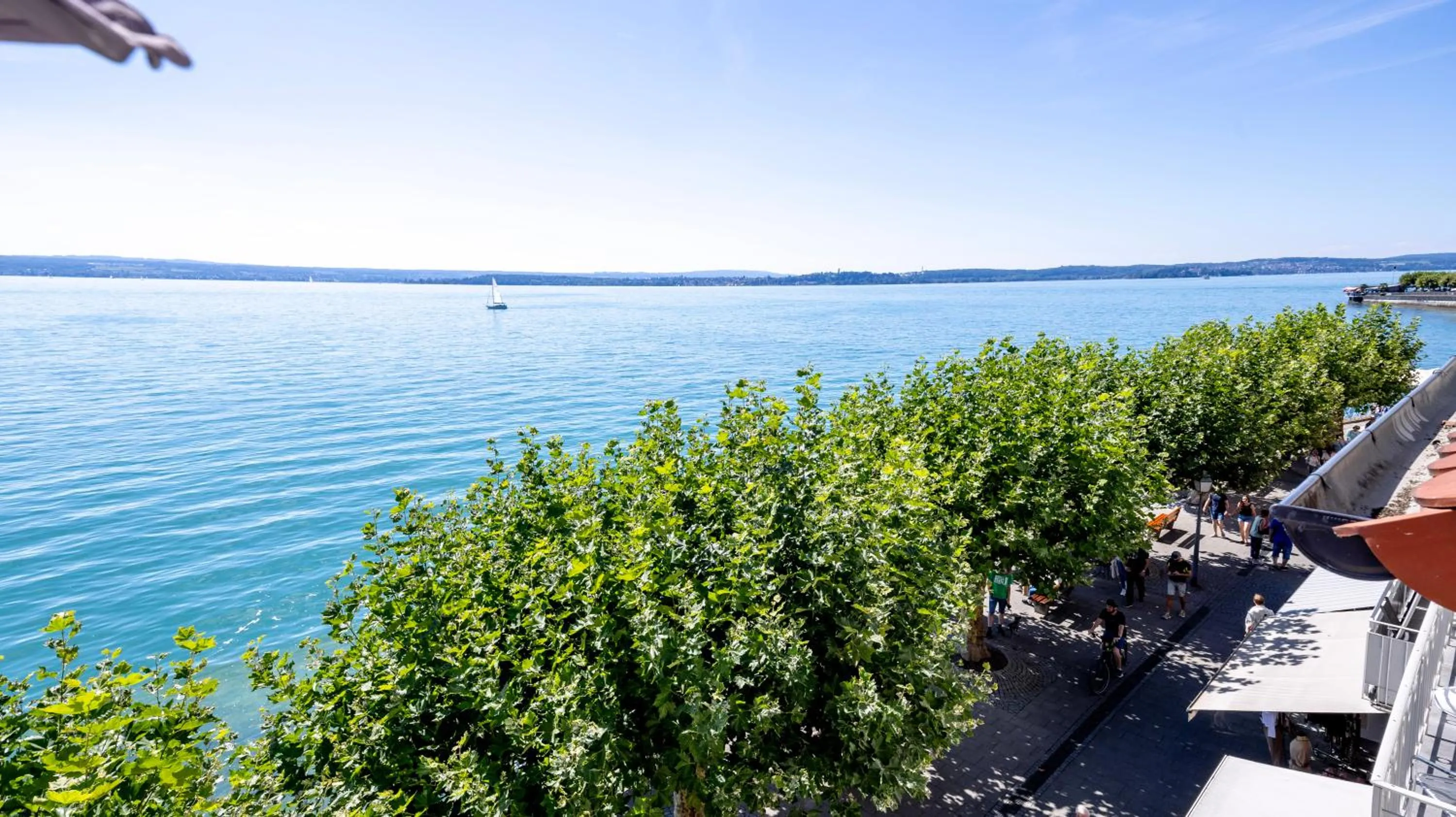 Lake view in Seehotel ZUR MÜNZ