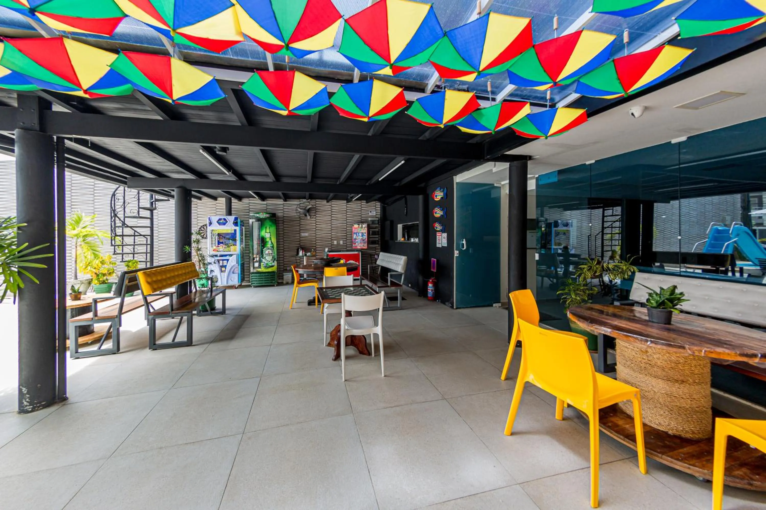 Seating area in Pousada Maanaim Porto