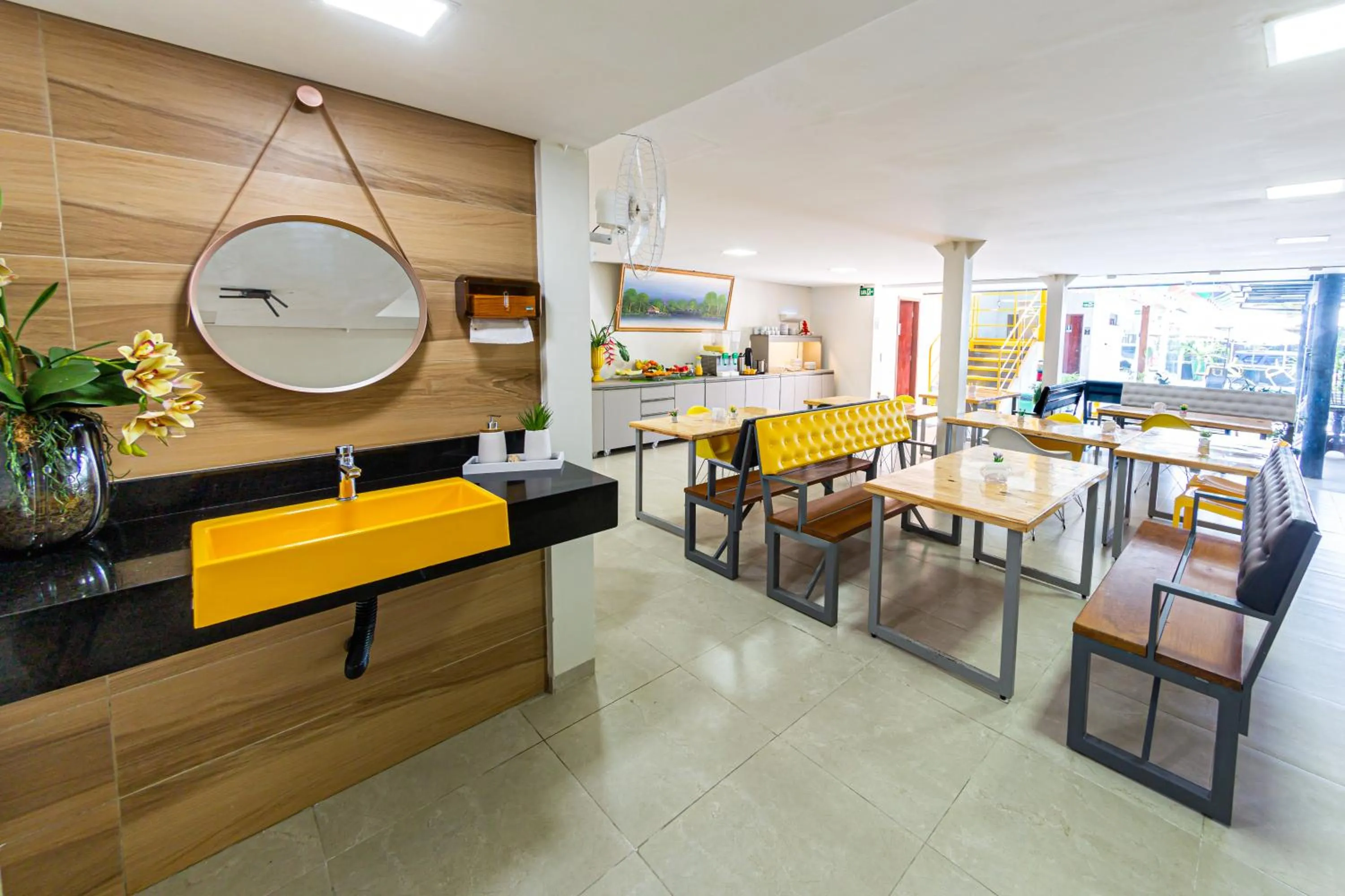 Dining area in Pousada Maanaim Porto