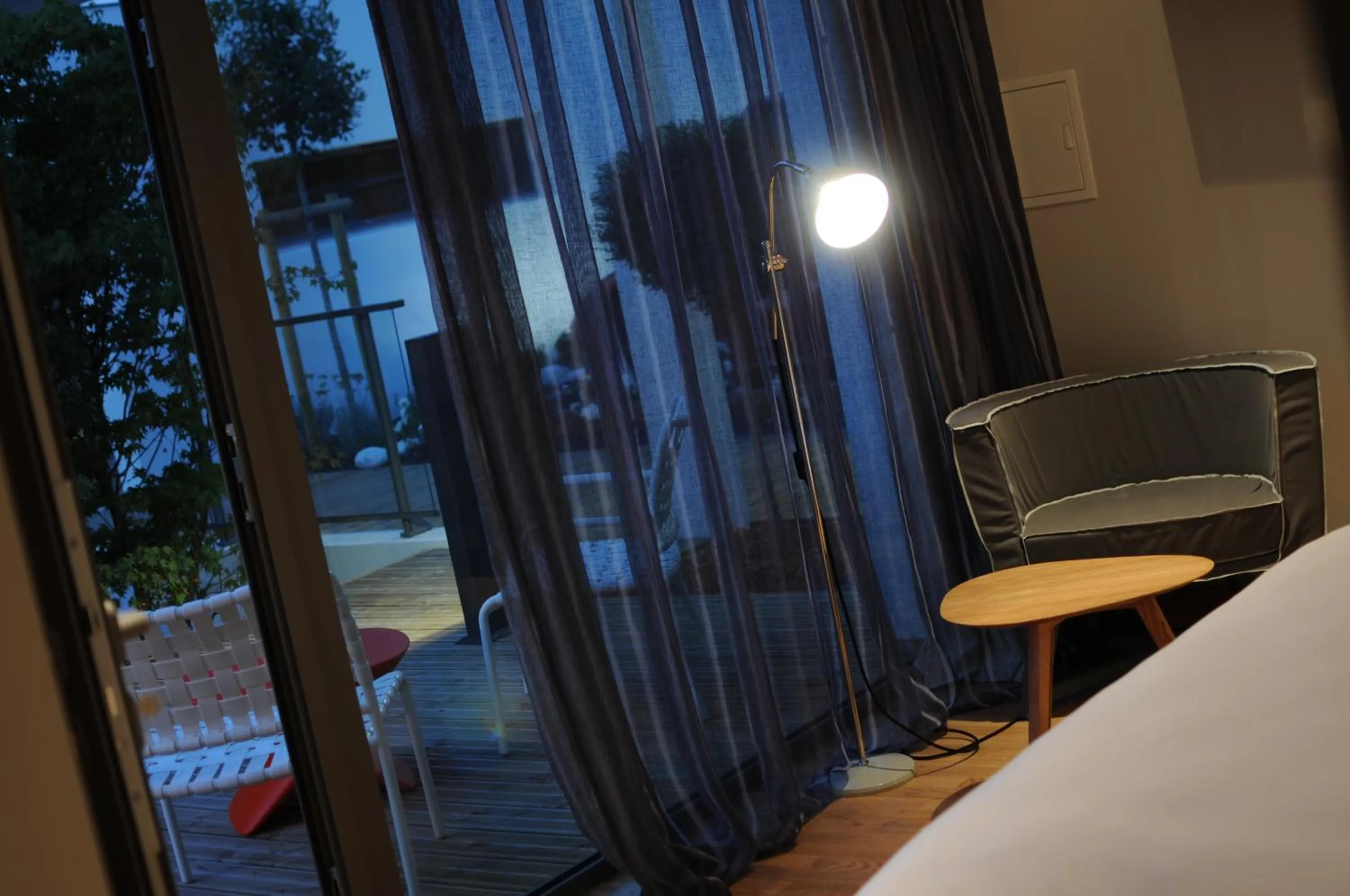 Bed in Hôtel-Restaurant L'Aquarelle