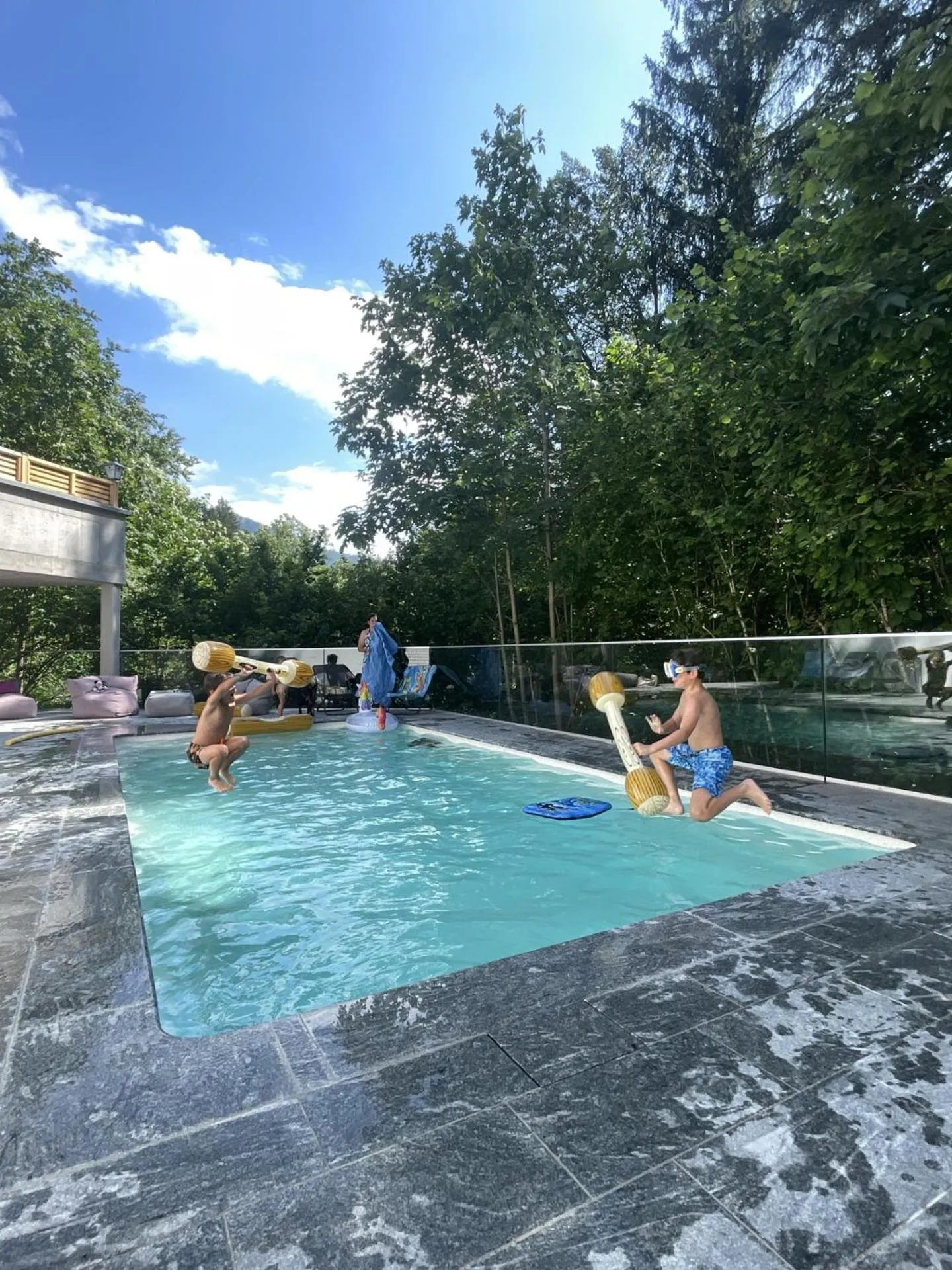 Swimming pool in Hotel Obermayr