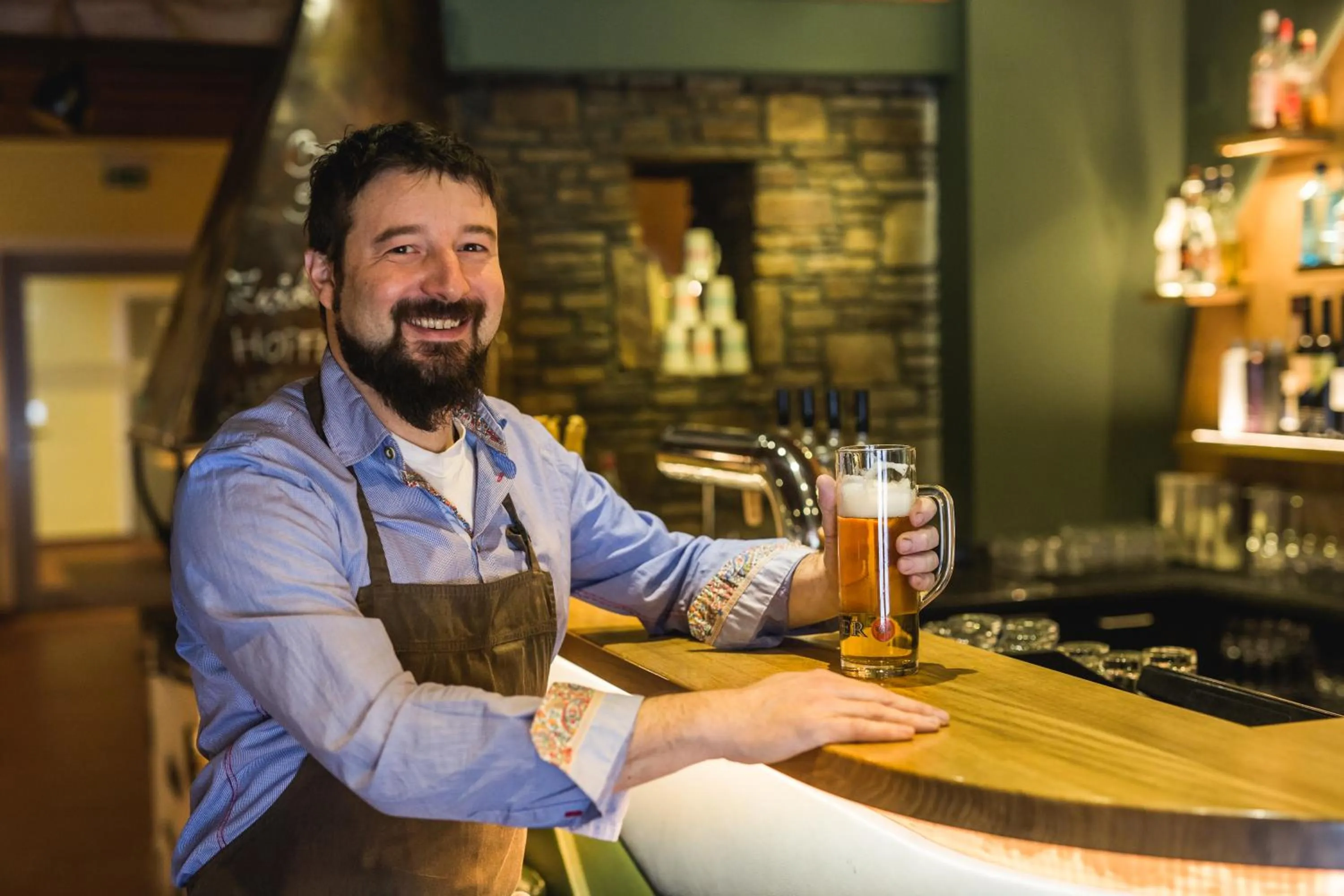 Lobby or reception in Hotel Obermayr
