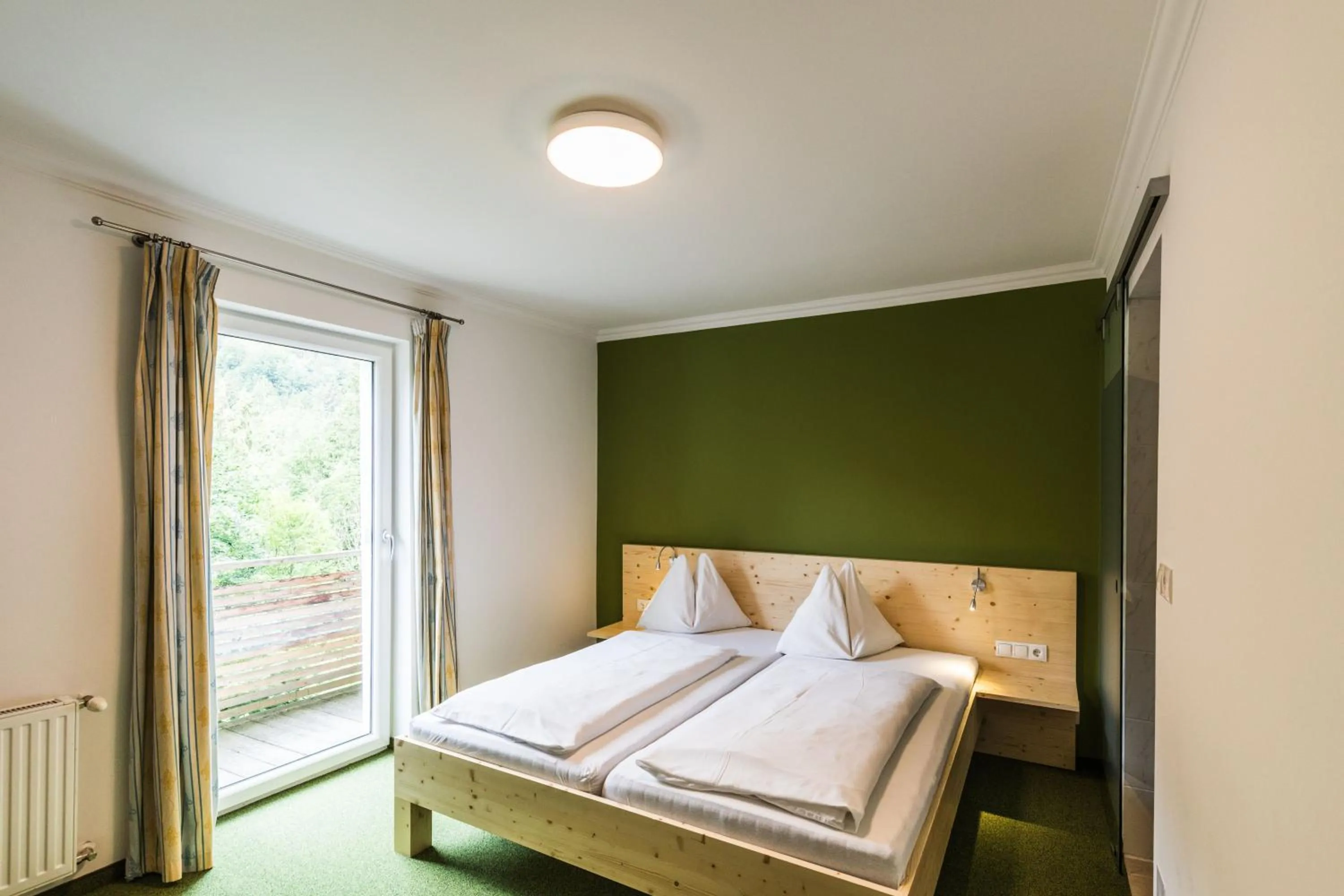 Bed in Hotel Obermayr