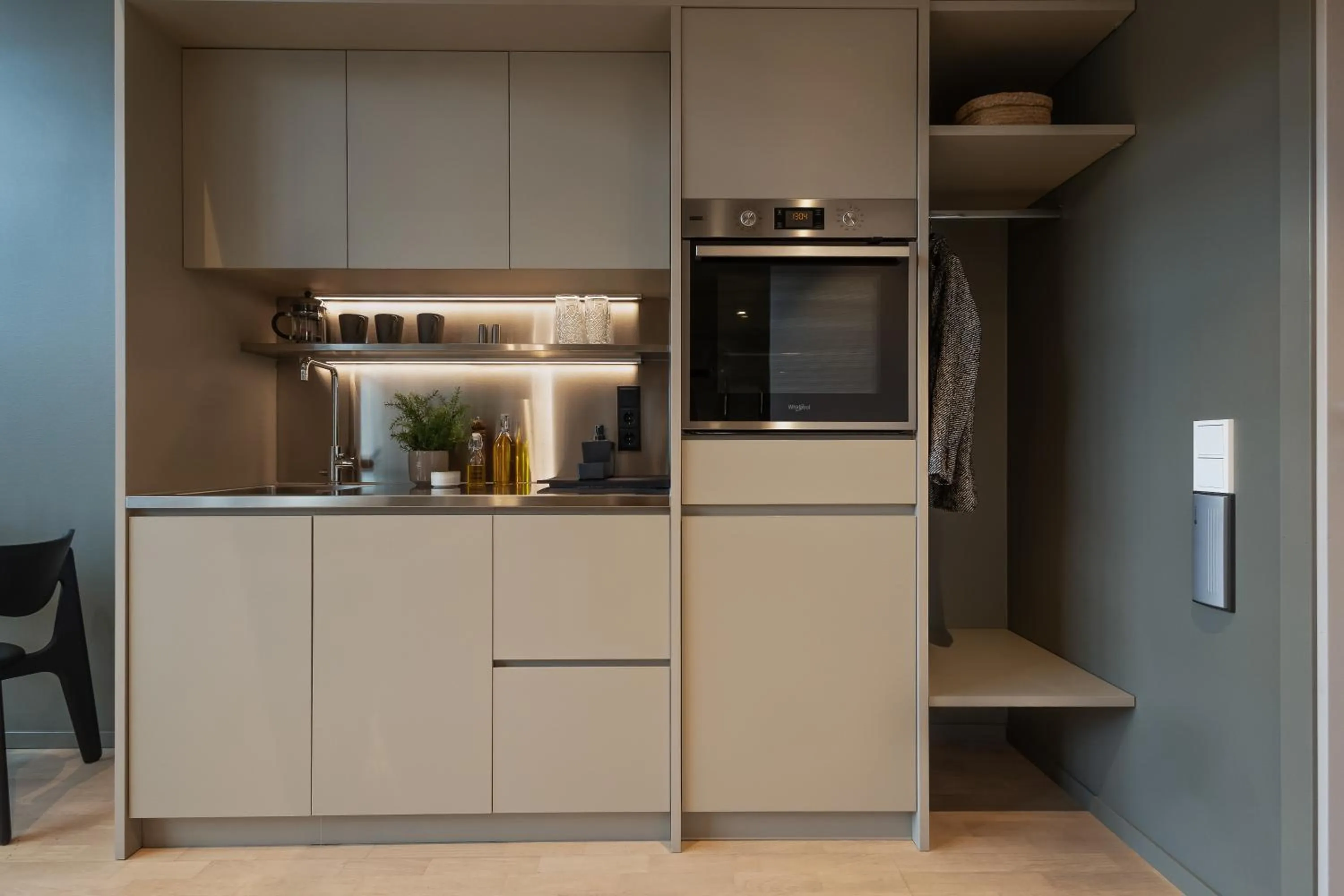 kitchen in Unity Hammarby Sjöstad - A Studio Hotel