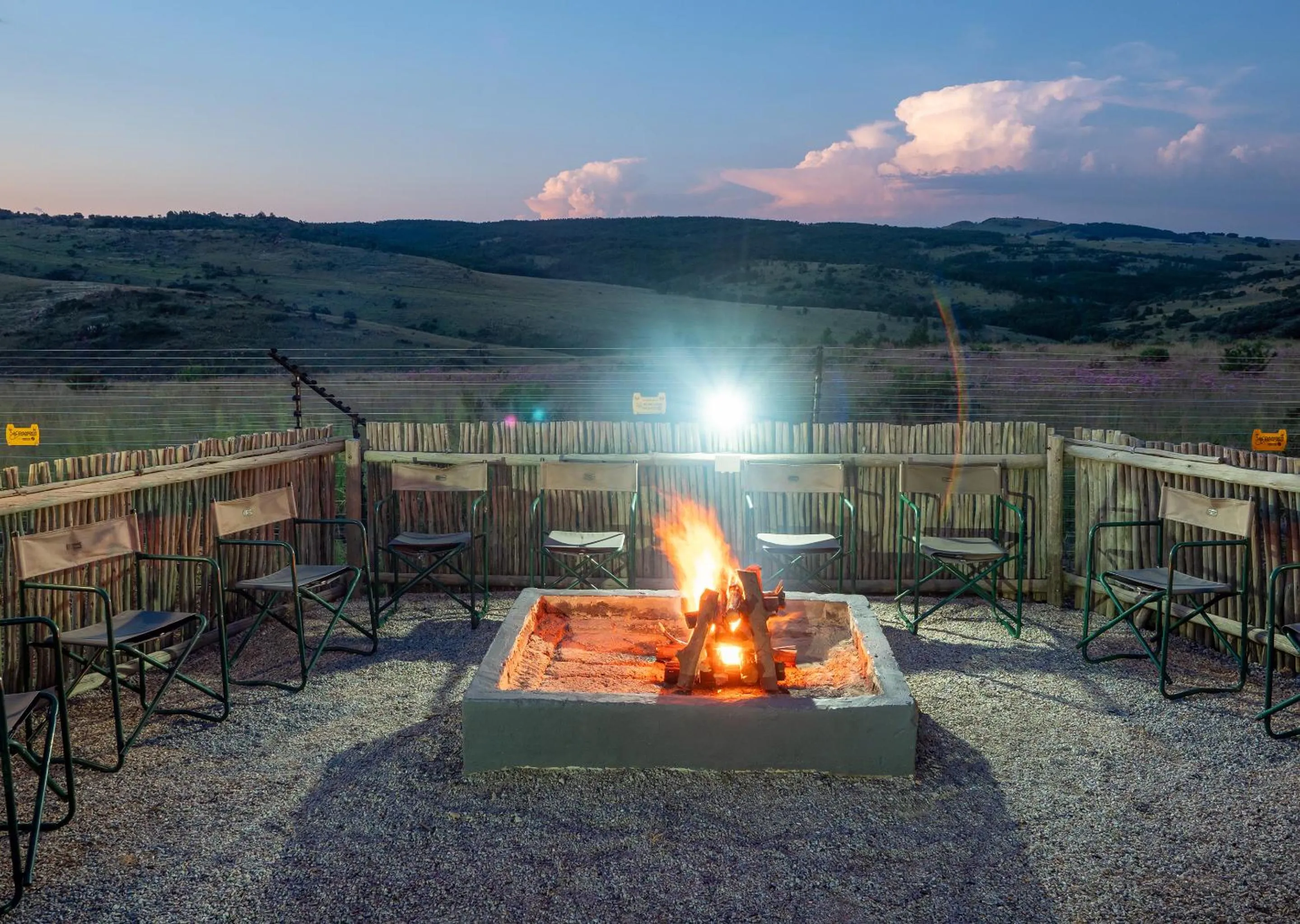 fireplace in Mount Savannah Lodge by Dream Resorts