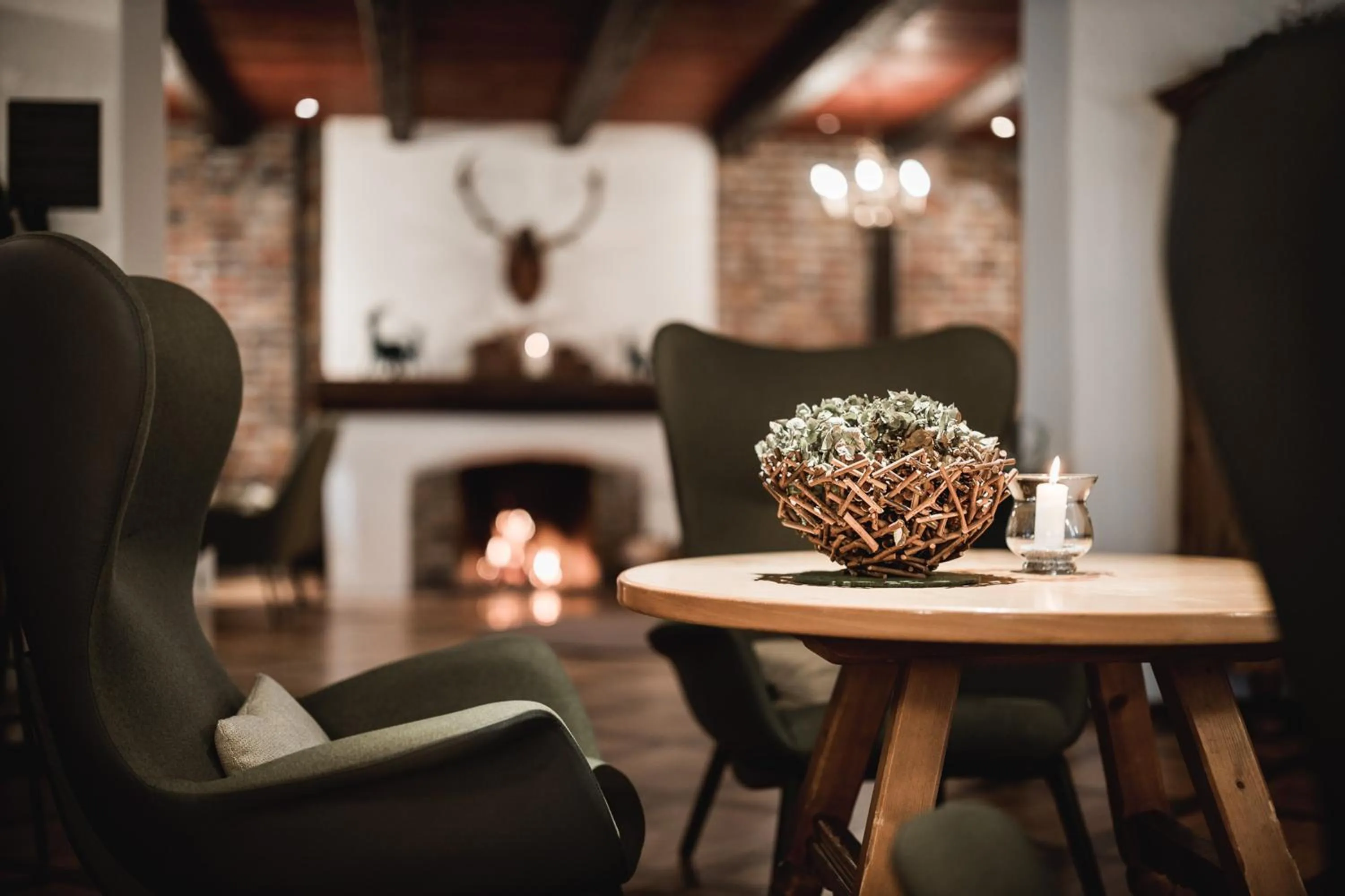Lounge or bar, Seating Area in Hotel Karwendelhof