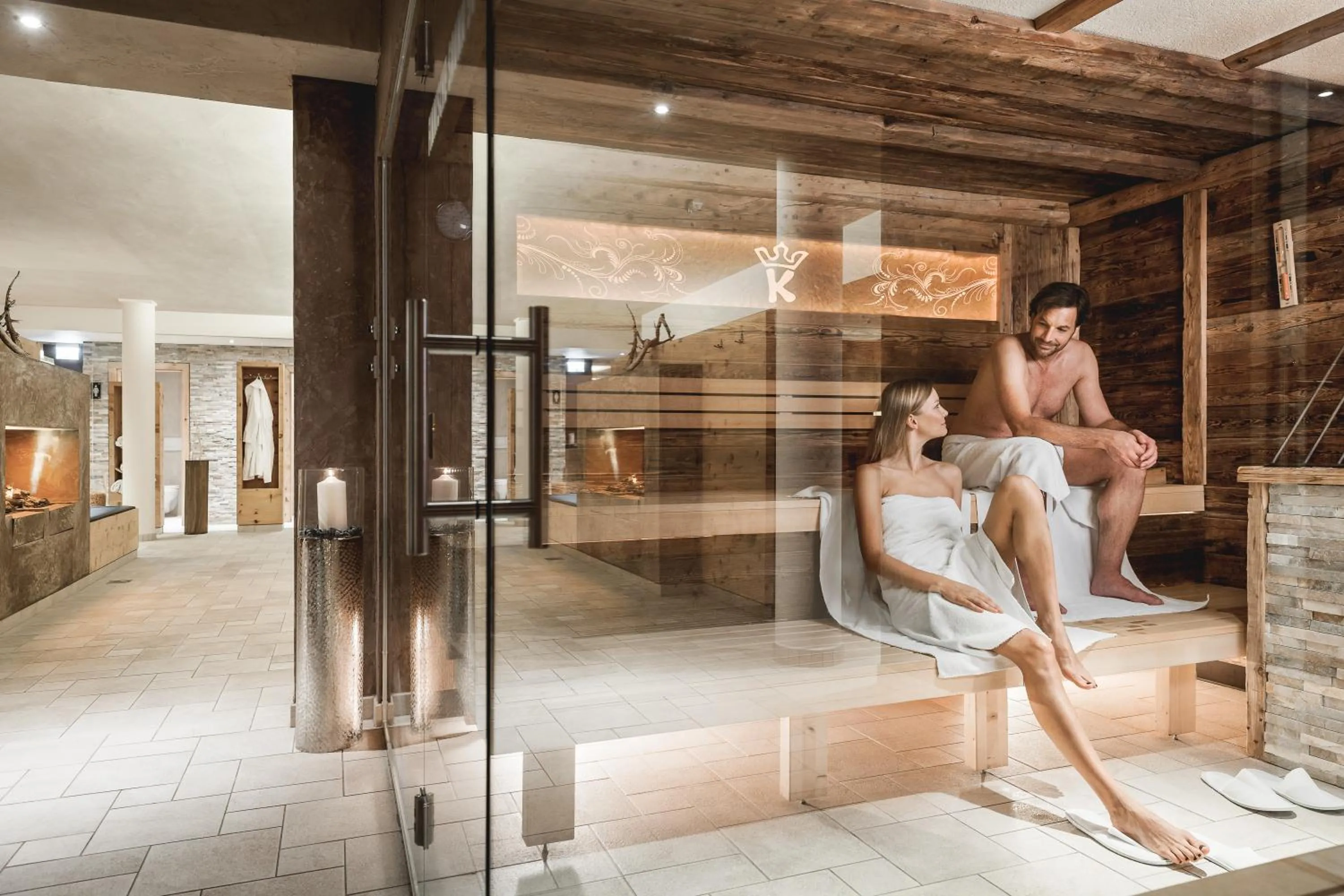 Sauna in Hotel Karwendelhof