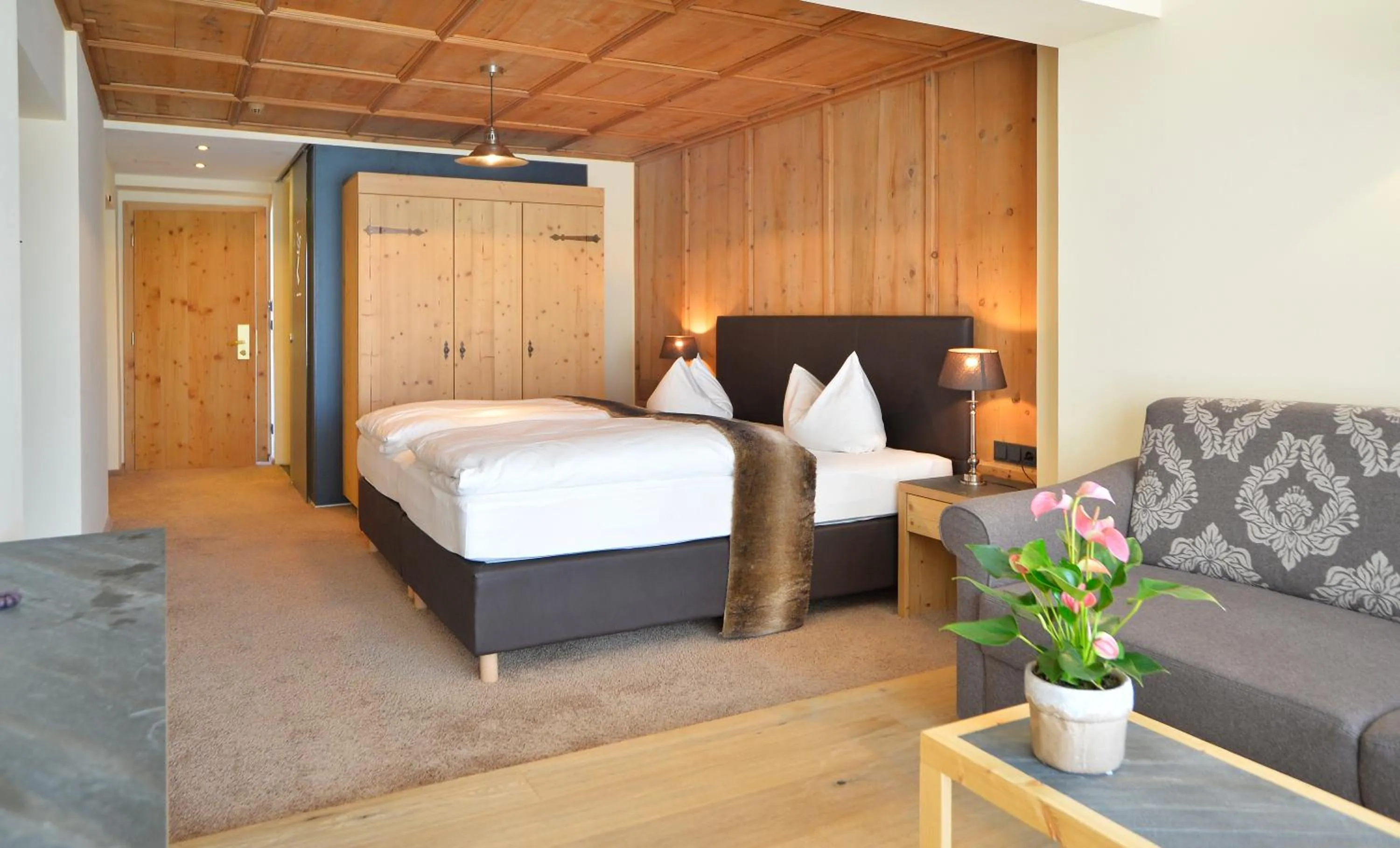 Photo of the whole room, Bed in Hotel Karwendelhof