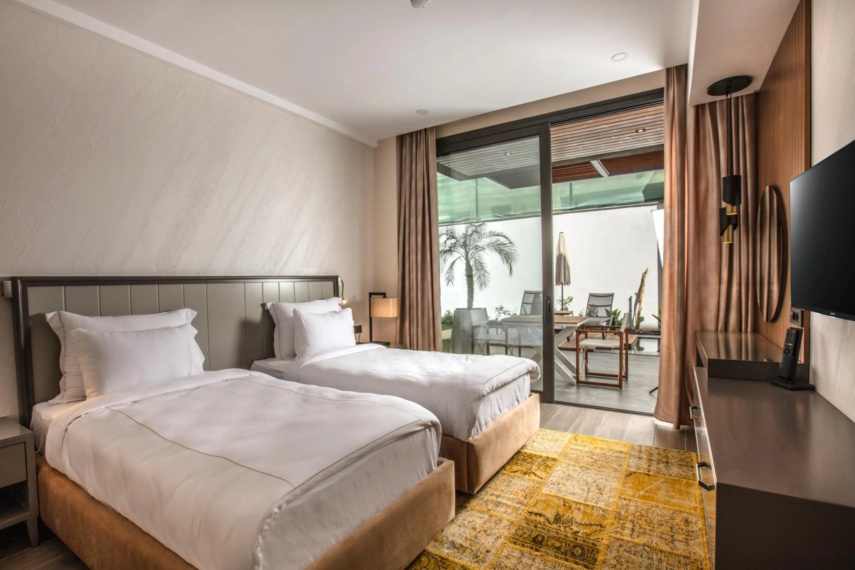 Bed in Unique Life Style Hotel