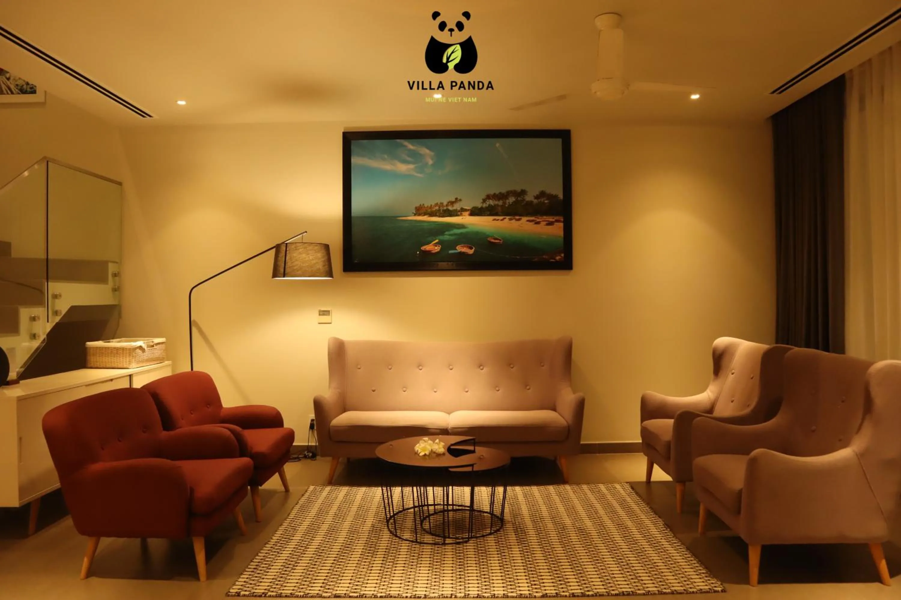 Living room in Villa Panda - Sanctuary Ho Tram Resort