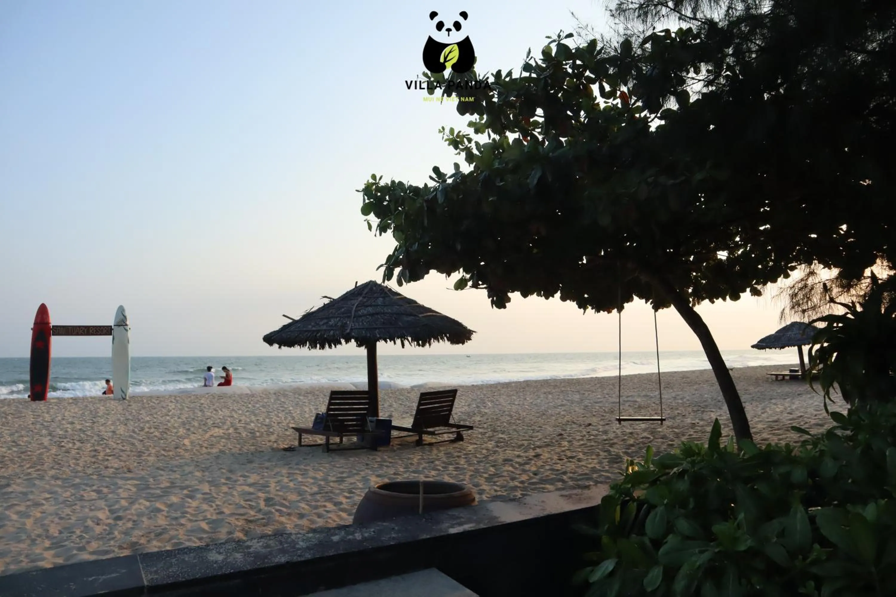 Beach in Villa Panda - Sanctuary Ho Tram Resort