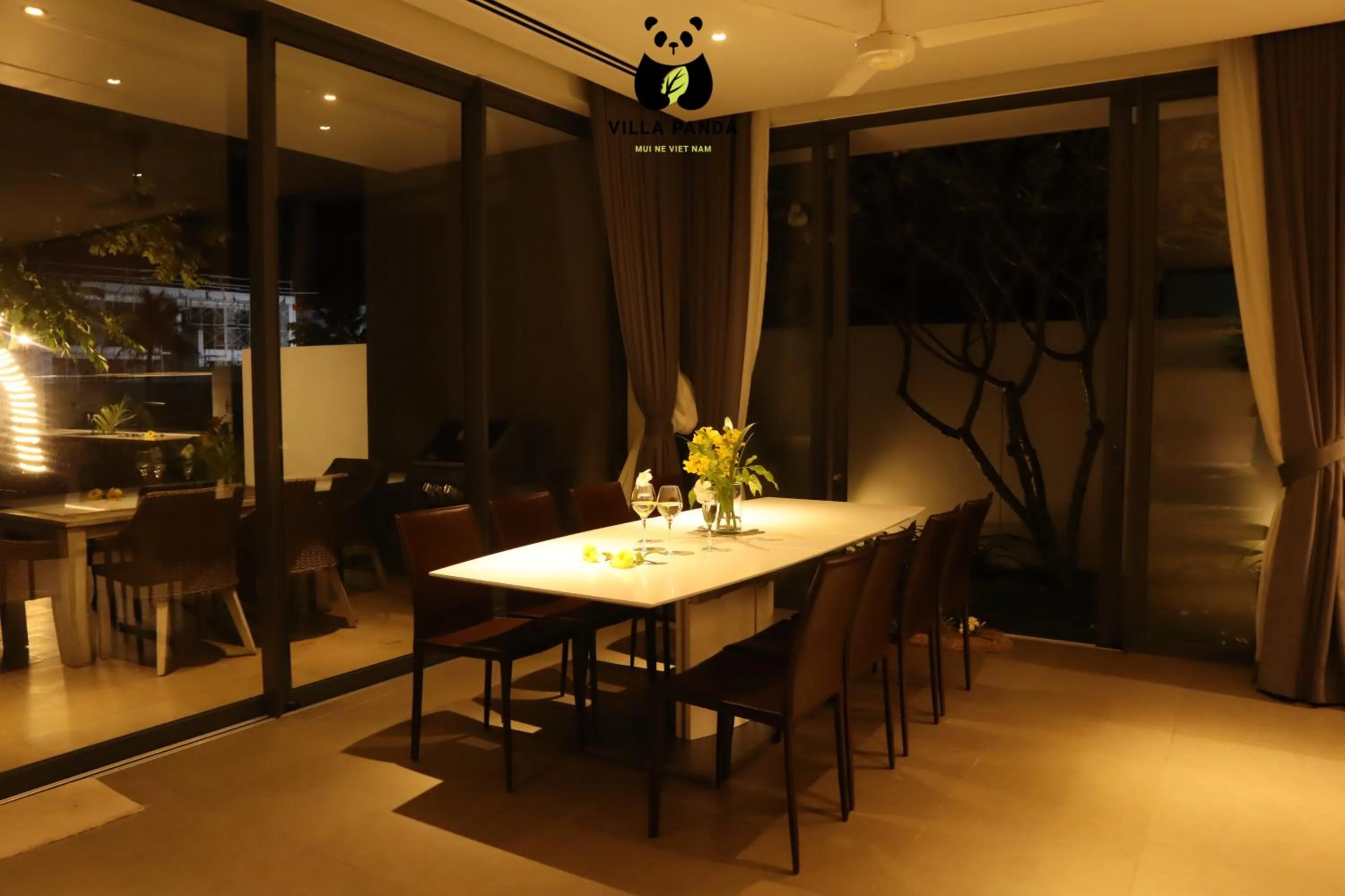 Dining area in Villa Panda - Sanctuary Ho Tram Resort