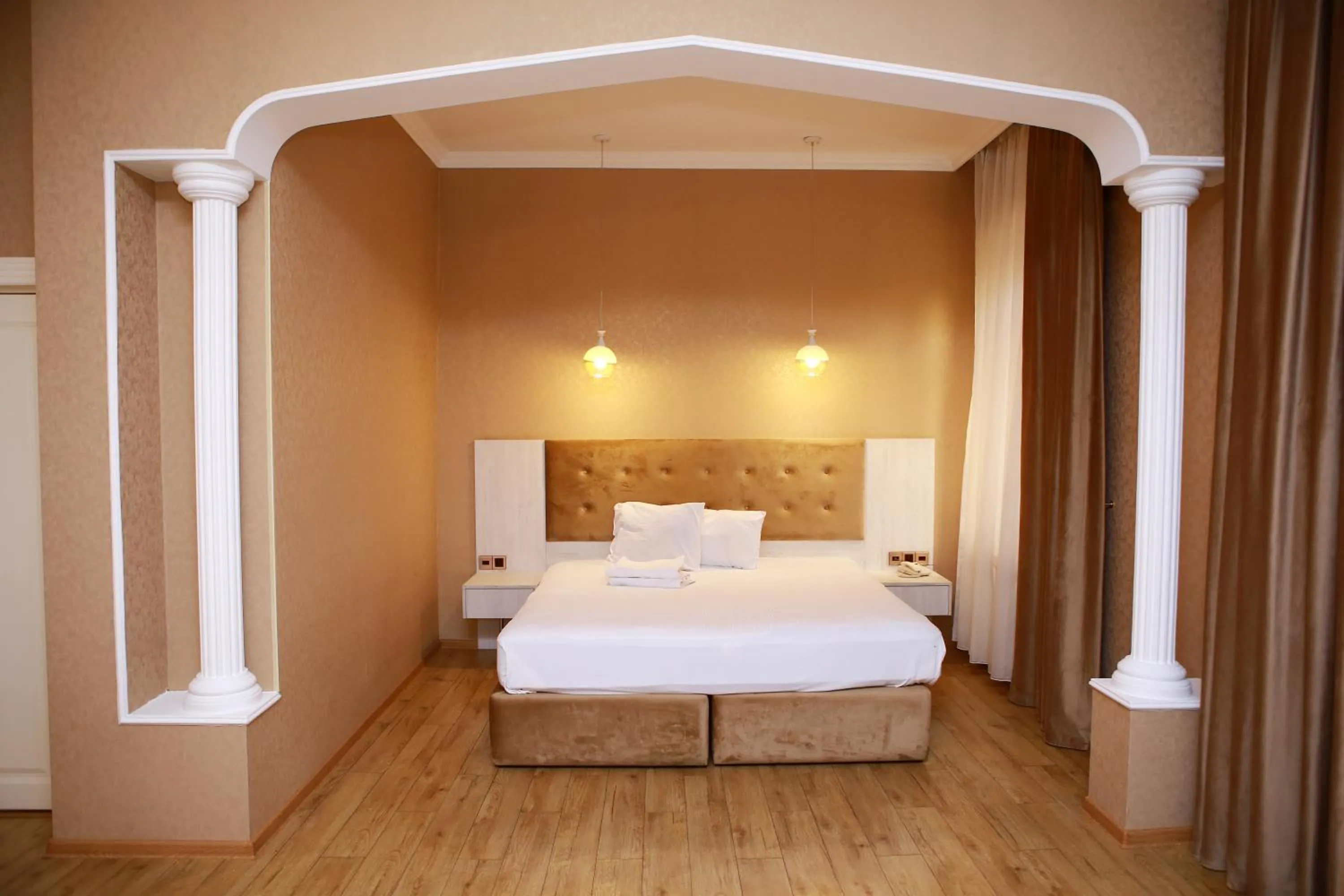 Bed in Deluxe Hotel Ganja