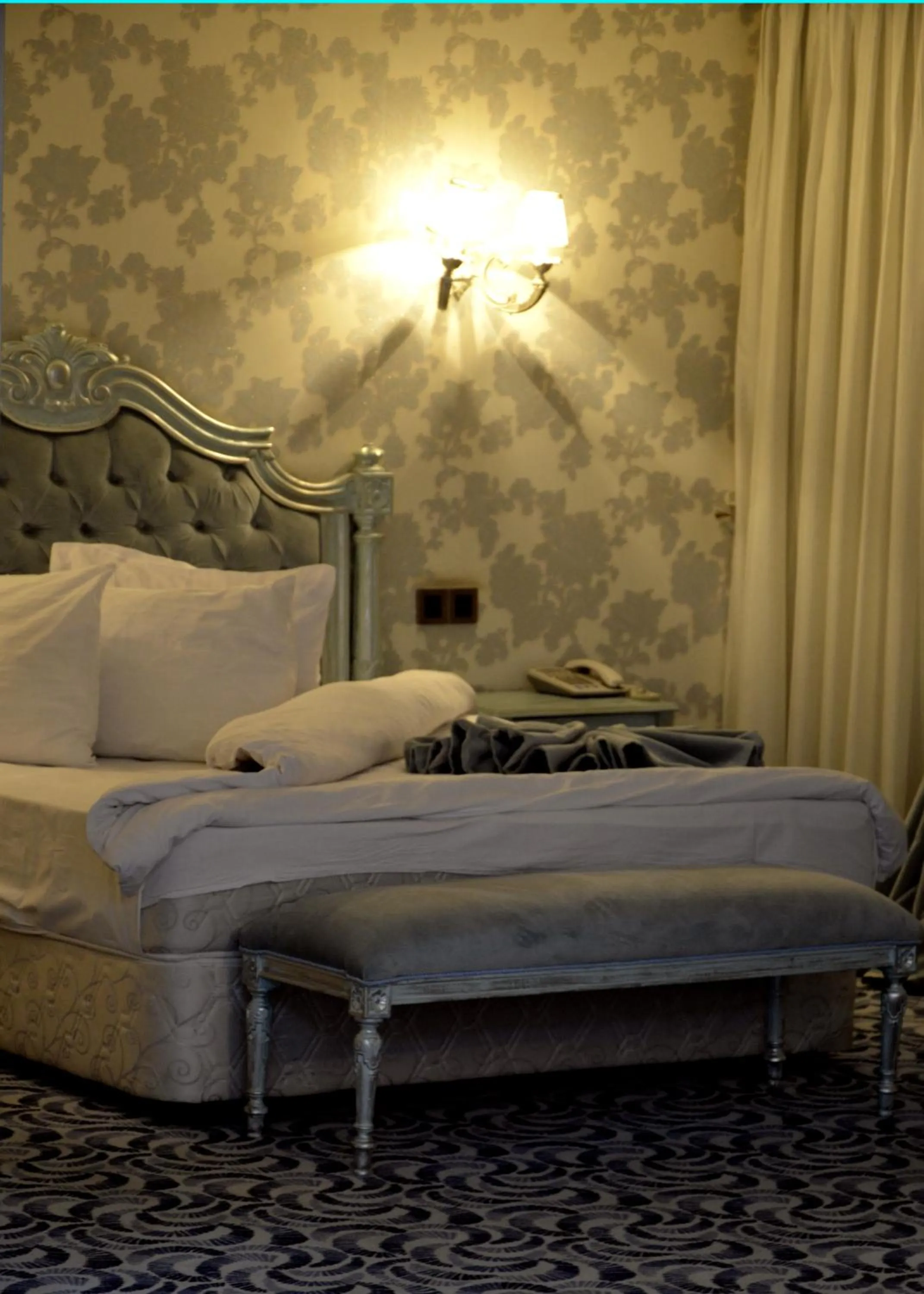 Bed in Deluxe Hotel Ganja